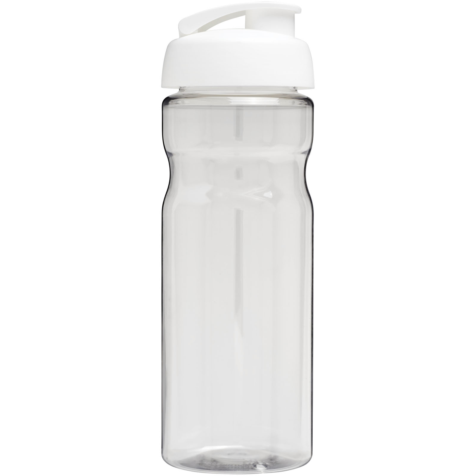 H2O Active® Base 650 ml Sportflasche mit Klappdeckel transparent, weiss