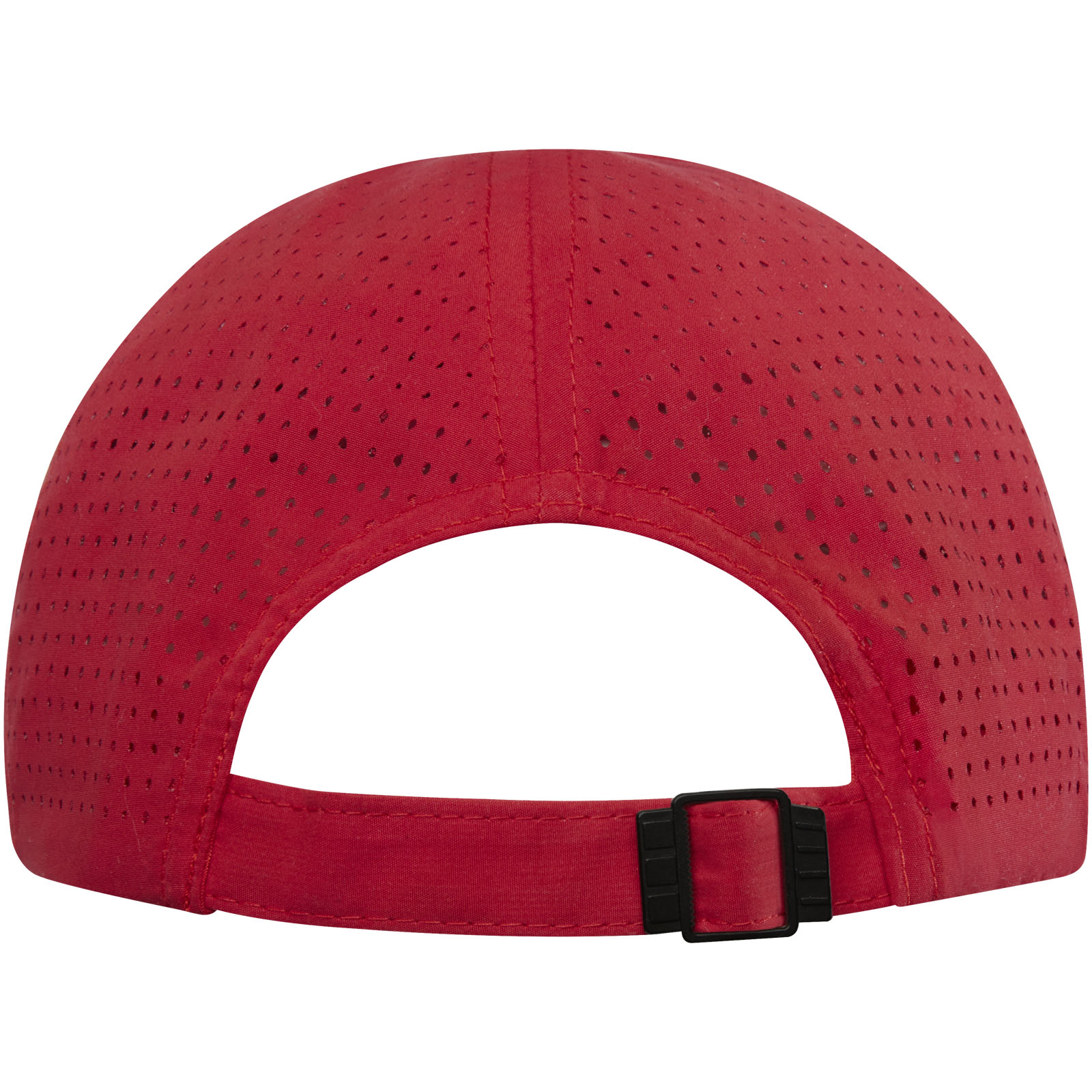 Mica 110 g/m² GRS recycelte Cool Fit Kappe mit sechs Segmenten rot