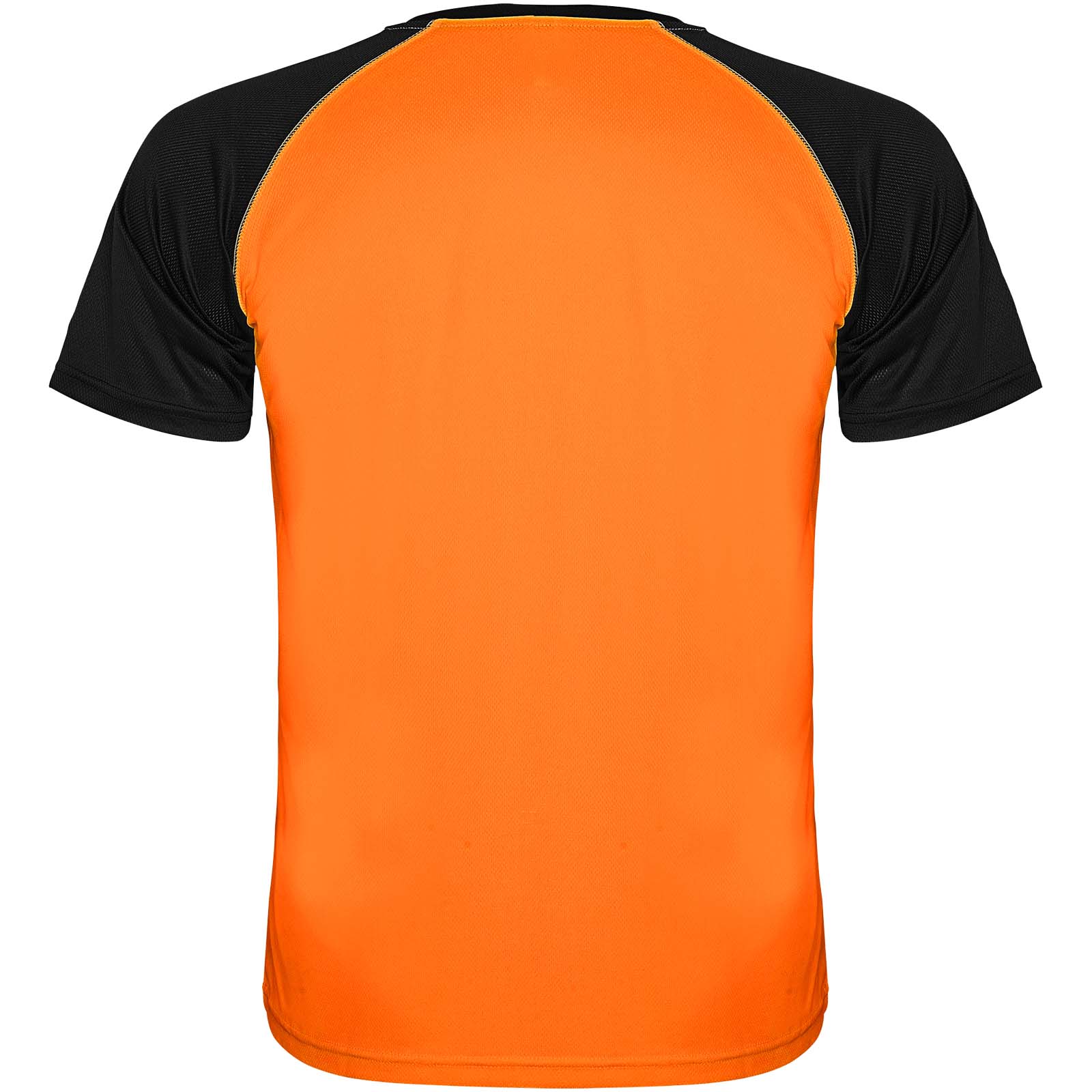 Indianapolis 140 g/m² Sport T-Shirt für Kinder fluororange, schwarz