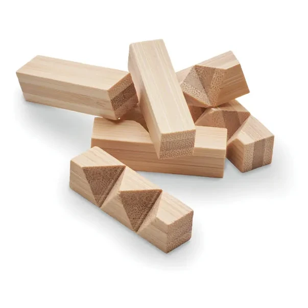 Holzpuzzle/Gehirnjogging Bambus
