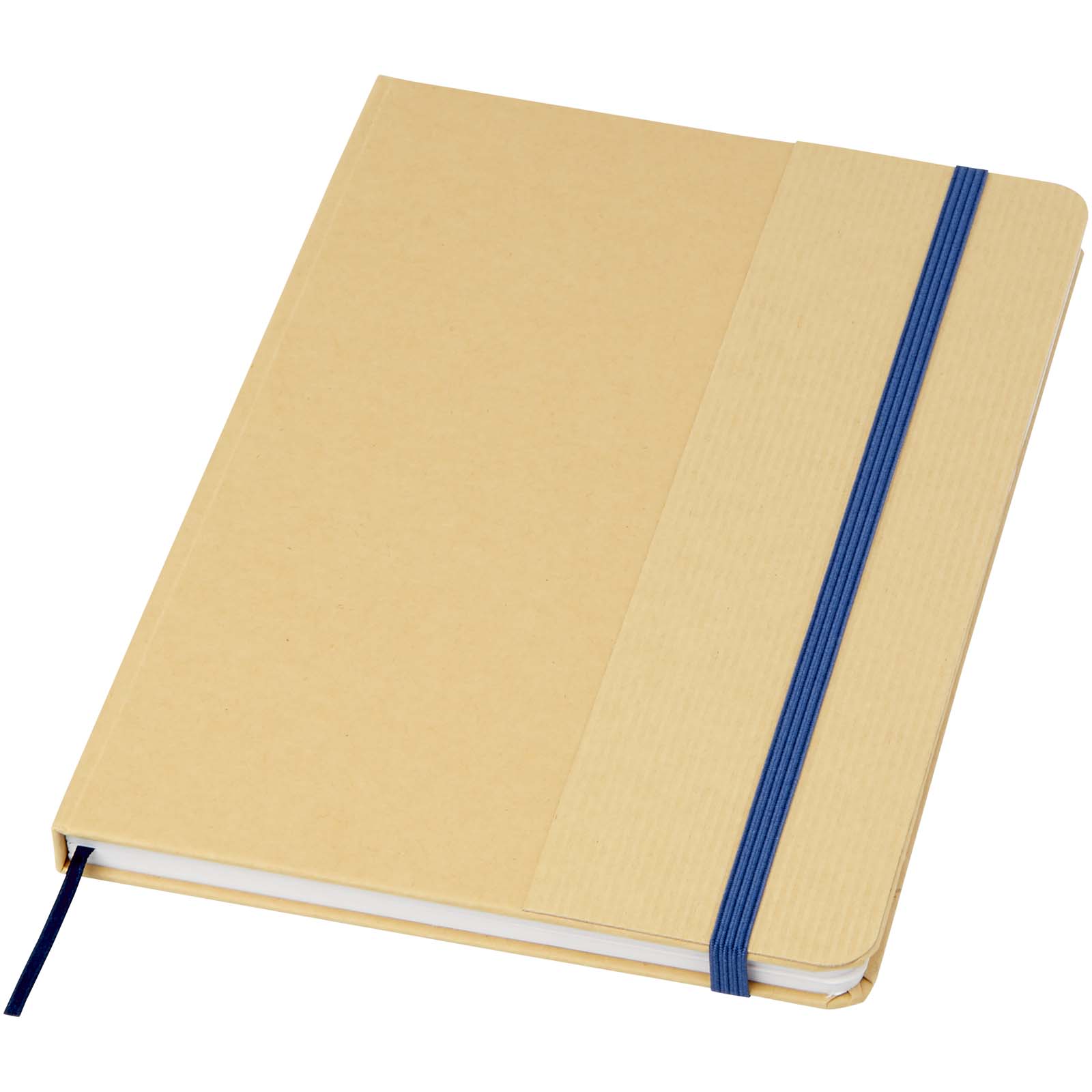 Nelida A5 Hardcover Notizbuch aus recyceltem Karton Ozeanblau
