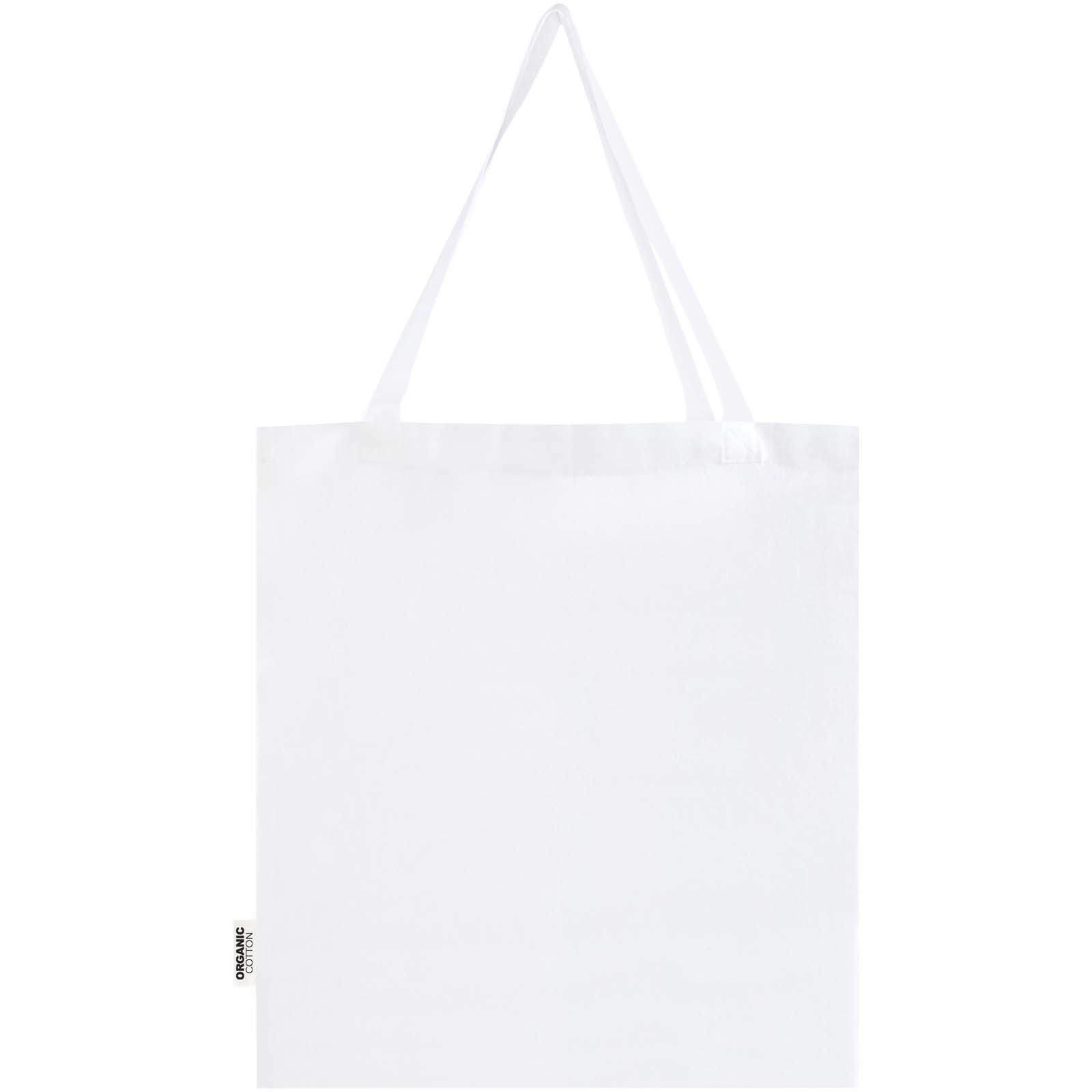 Odisha 180 g/m² OCS Bio Tragetasche mit Seitenfalten 14L weiss
