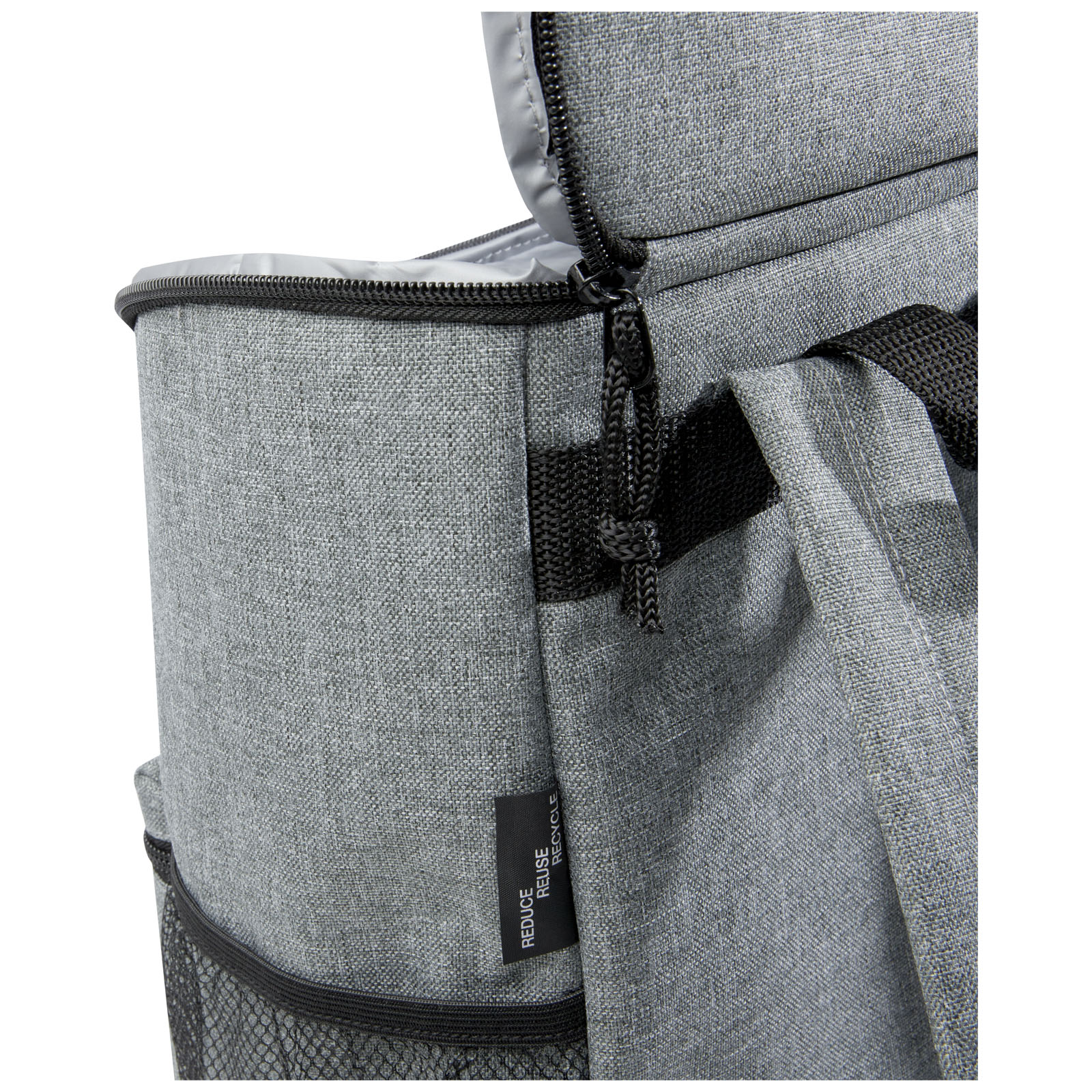 Tundra GRS rPET Kühlrucksack 12L heather grau