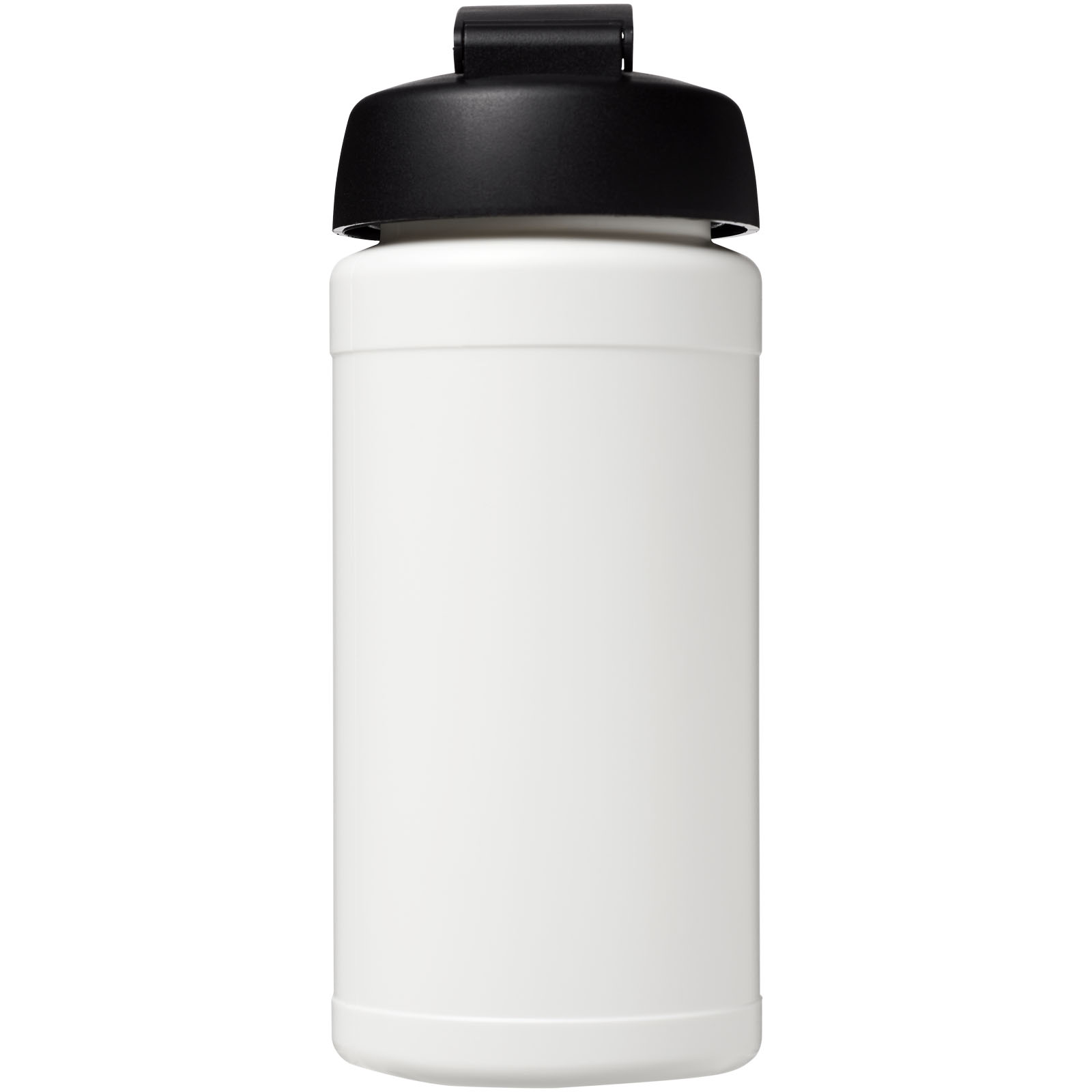 Baseline® Plus 500 ml Sportflasche mit Klappdeckel weiss, schwarz