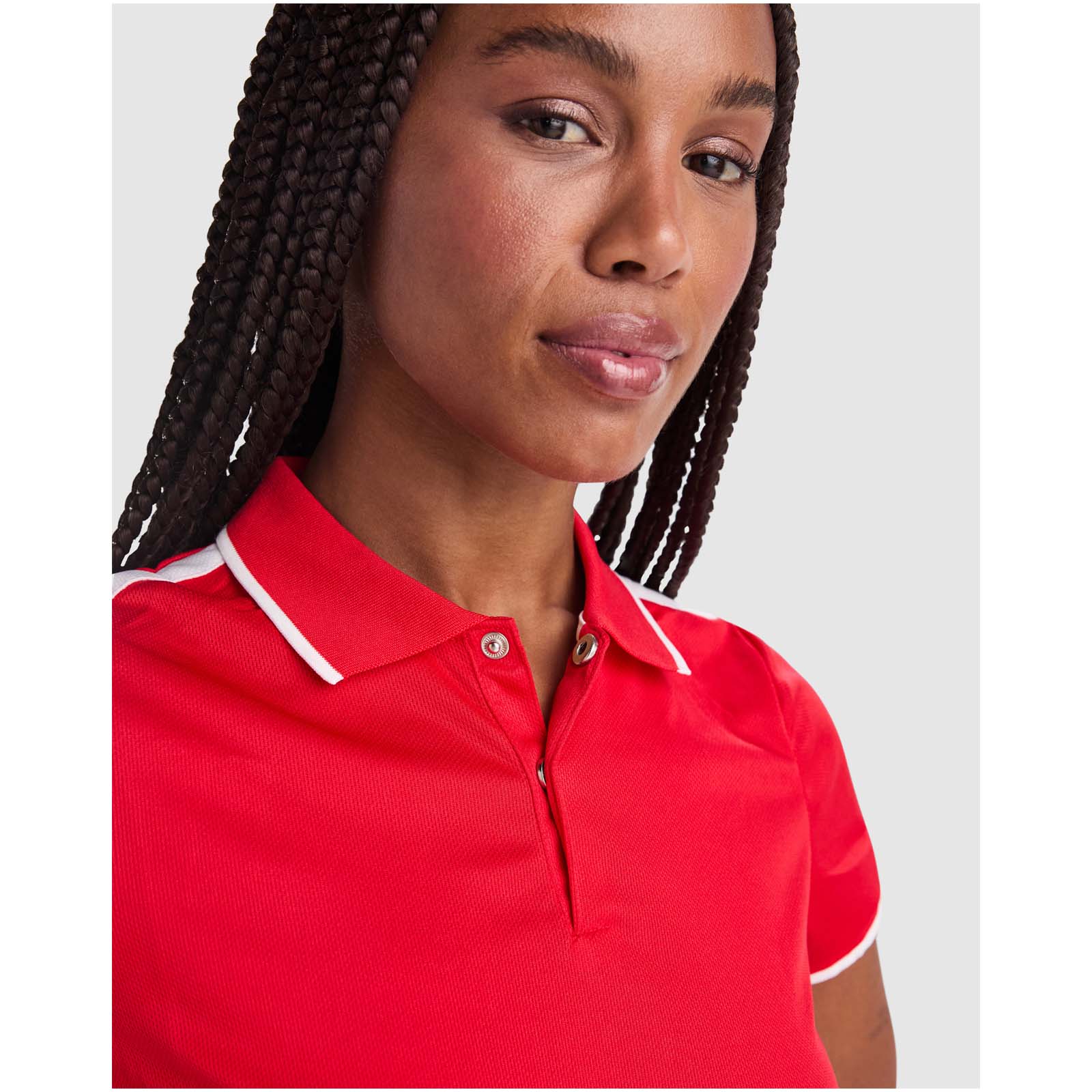 Tamil 150 g/m² Sport Poloshirt für Damen royalblau, weiss