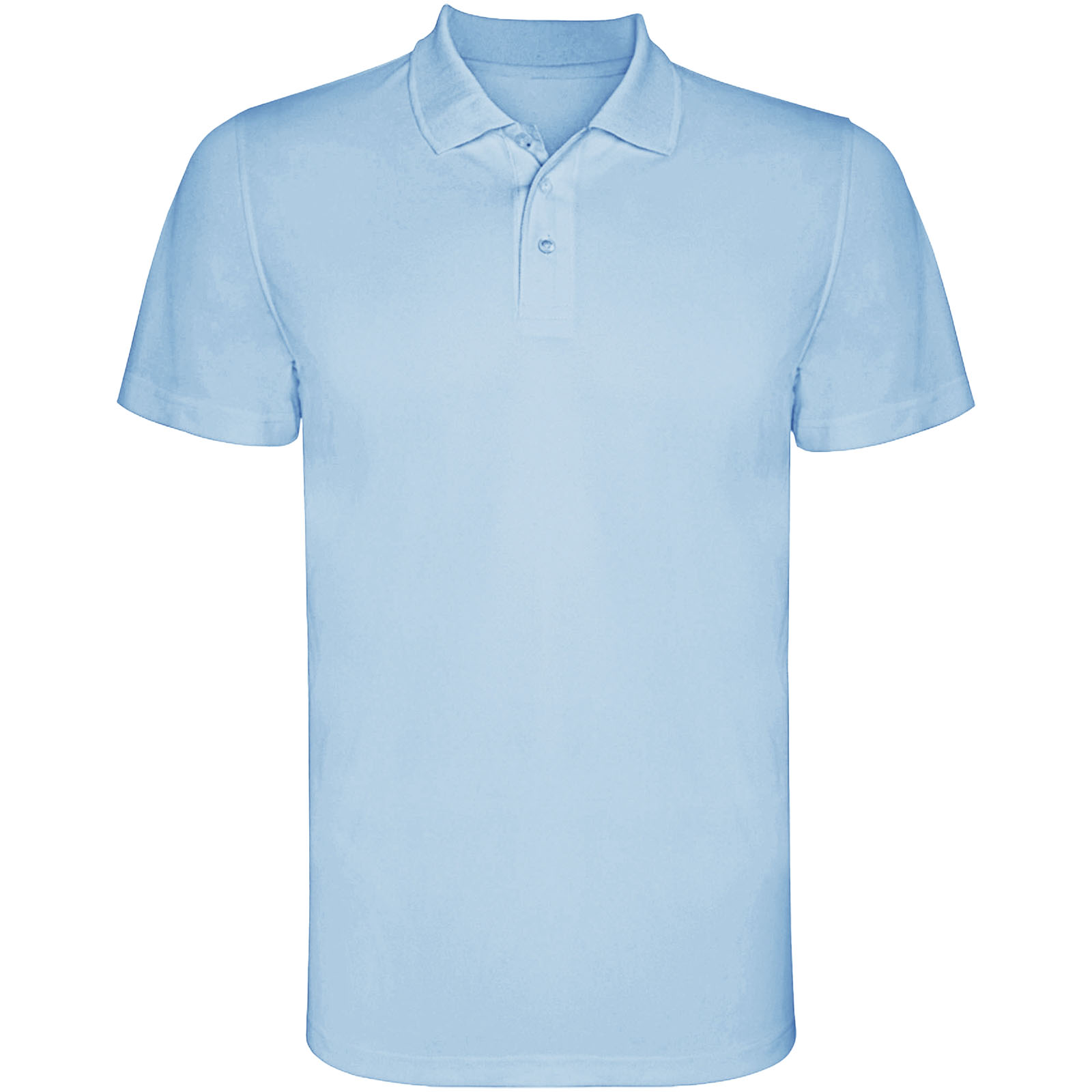 Monzha 150 g/m² Sport Poloshirt für Herren himmelblau