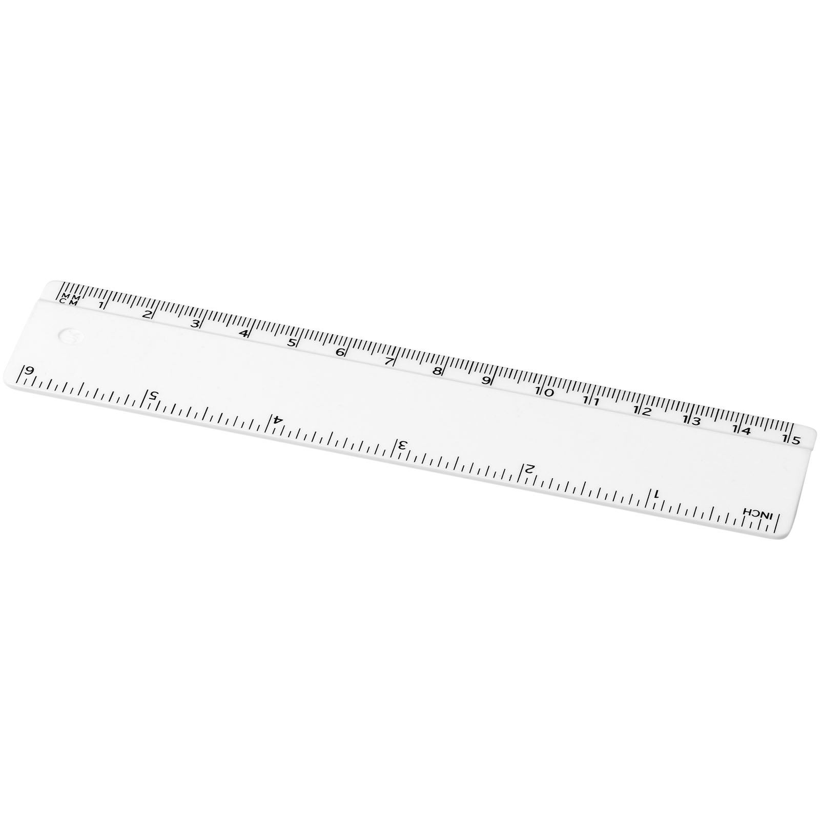Renzo 15 cm Kunststofflineal weiss