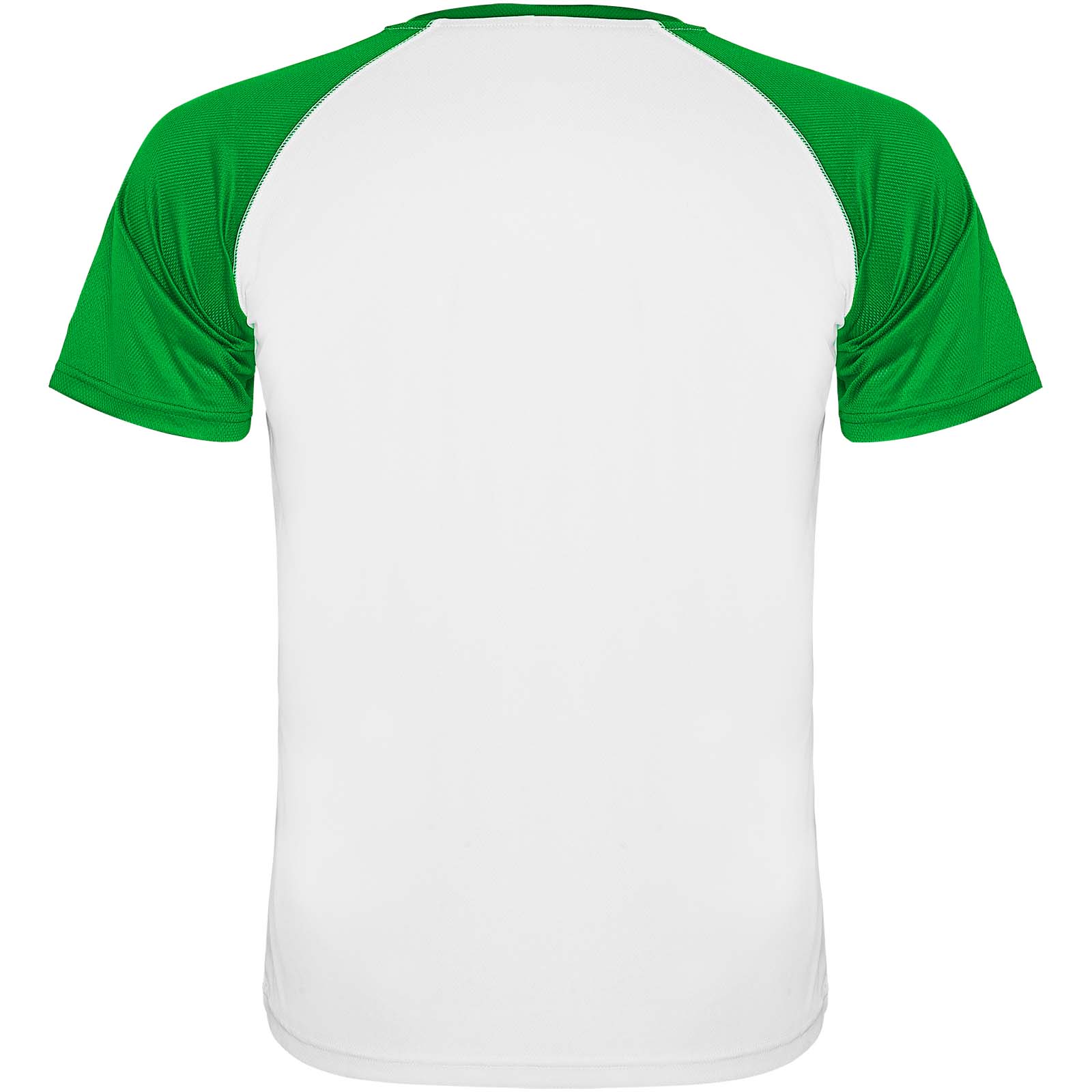 Indianapolis 140 g/m² T-Shirt Unisex aus recyceltem Material weiss, farngrün