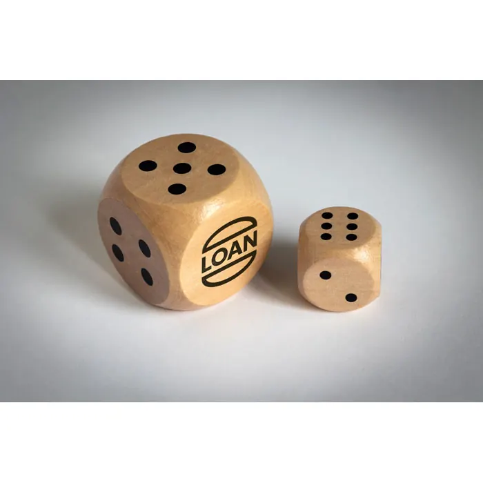 Spielwürfel Schima-Holz Ø 3cm