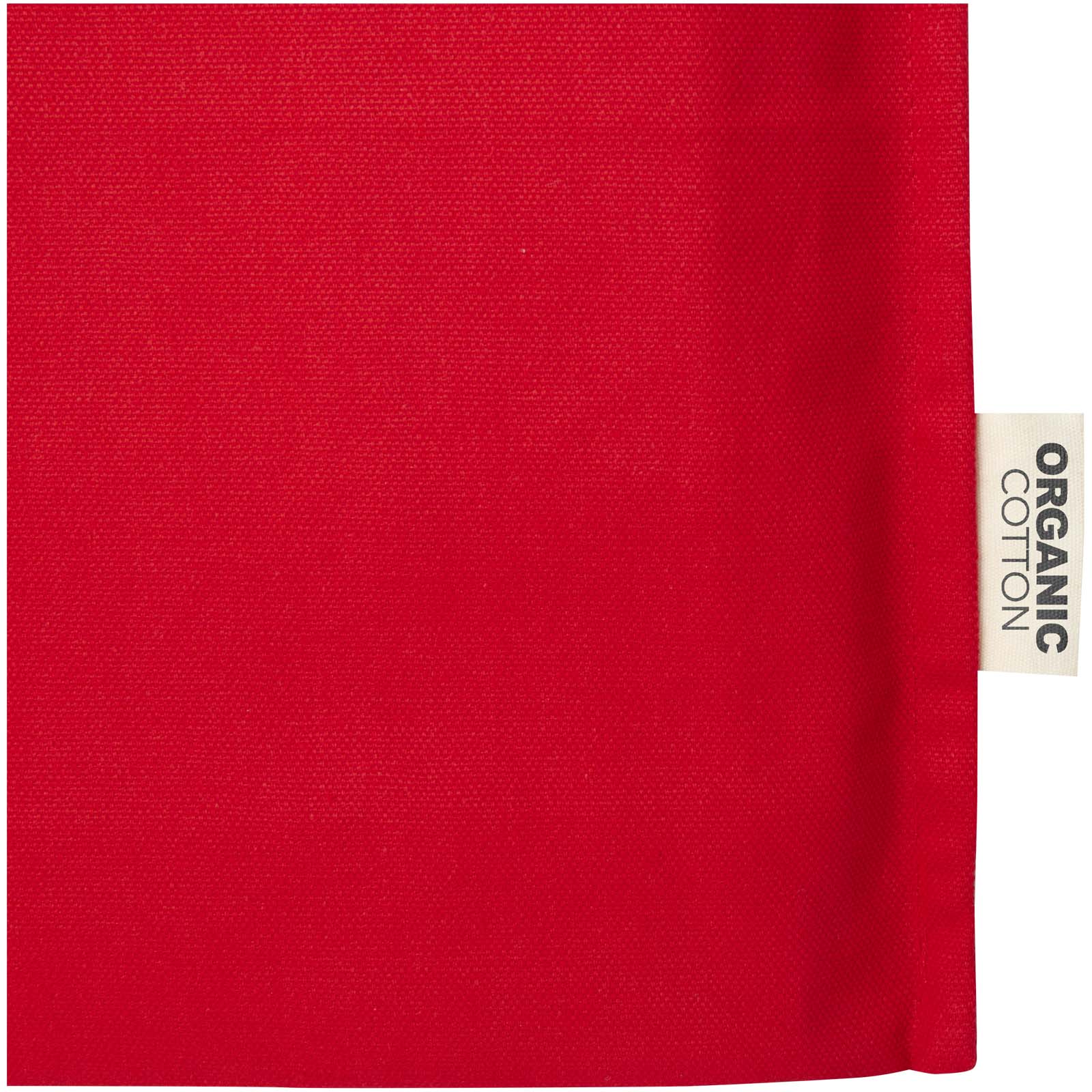 Odisha 180 g/m² OCS Bio Tragetasche mit Seitenfalten 14L rot