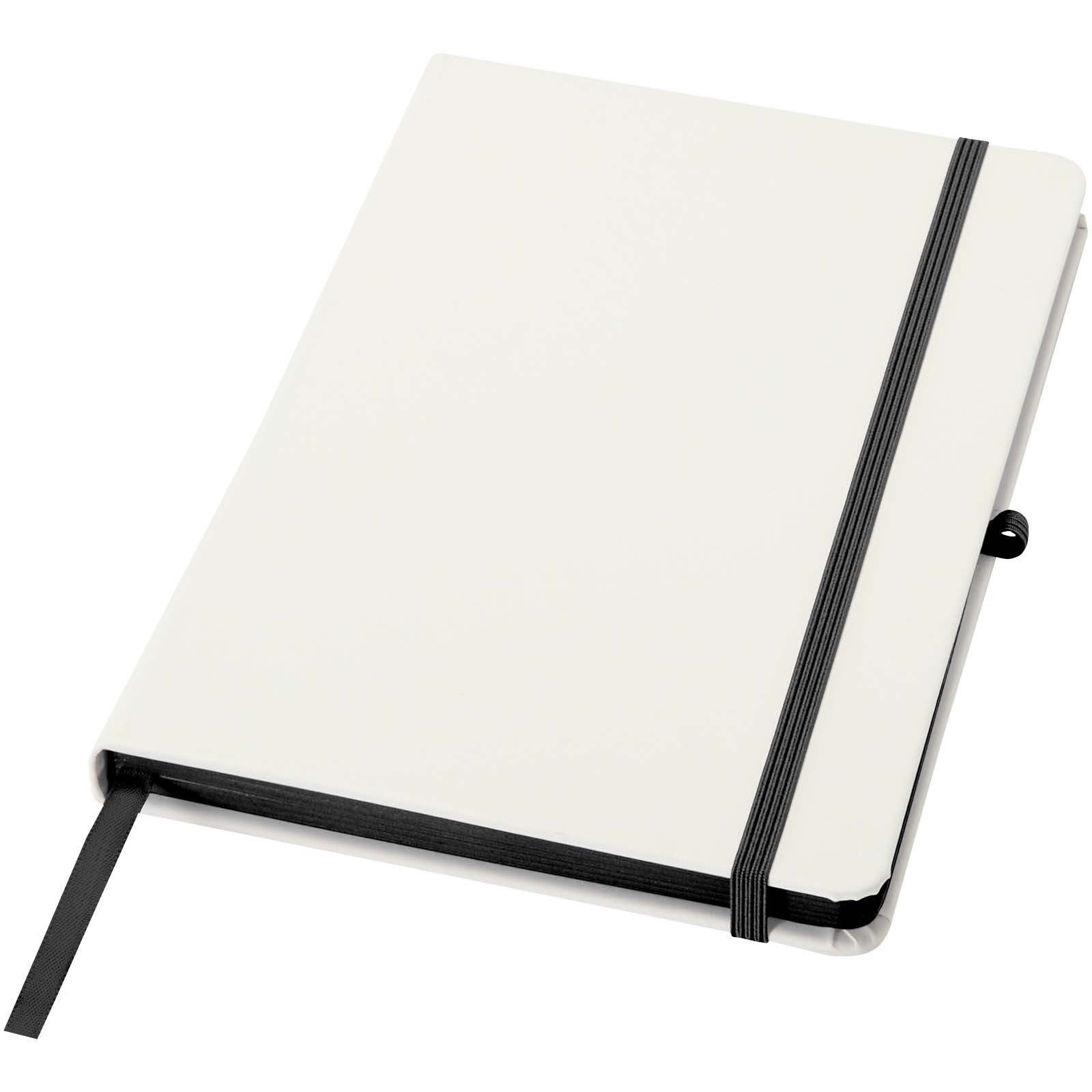Spectrum A5 Hardcover Notizbuch mit farbigem Schnitt schwarz