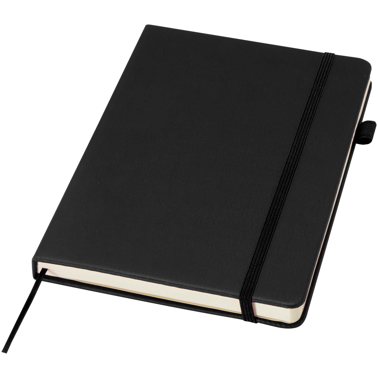 Liss A5 Hardcover Notizbuch aus recyceltem Kunststoff schwarz