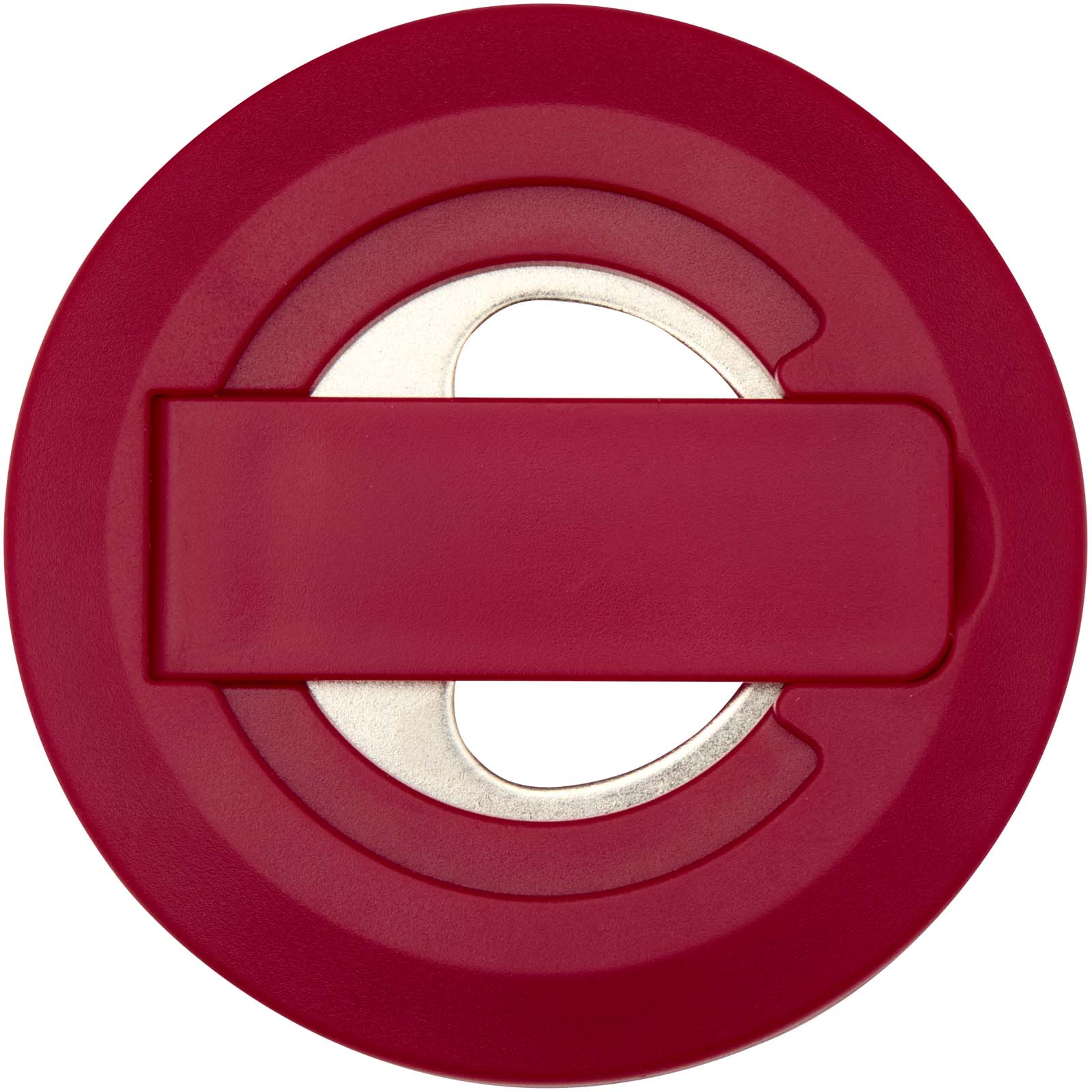 Ain Magnetische Smartphonehalterung  aus recyceltem Kunststoff mit Flaschenöffner rot