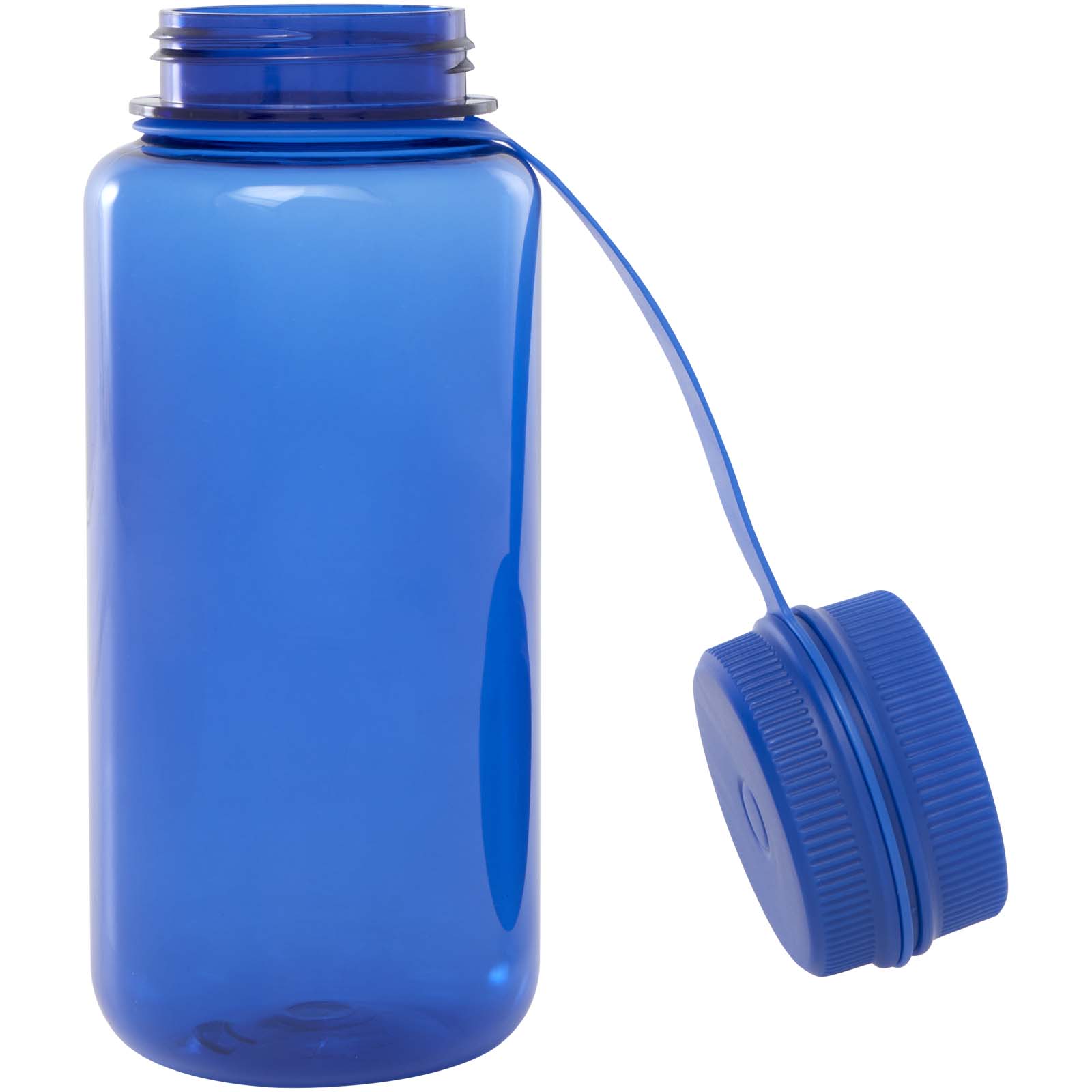 Ryder 900 ml RCS-zertifizierte RPET-Sportflasche mit Multifunktionsdeckel royalblau