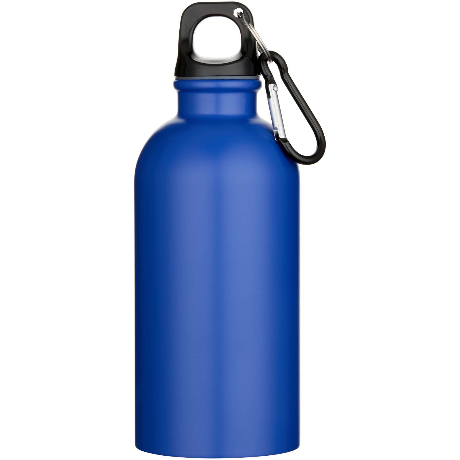 Oregon 400 ml matte RCS-zertifizierte einwandige Trinkflasche aus recyceltem Edelstahl mit Karabinerhaken royalblau