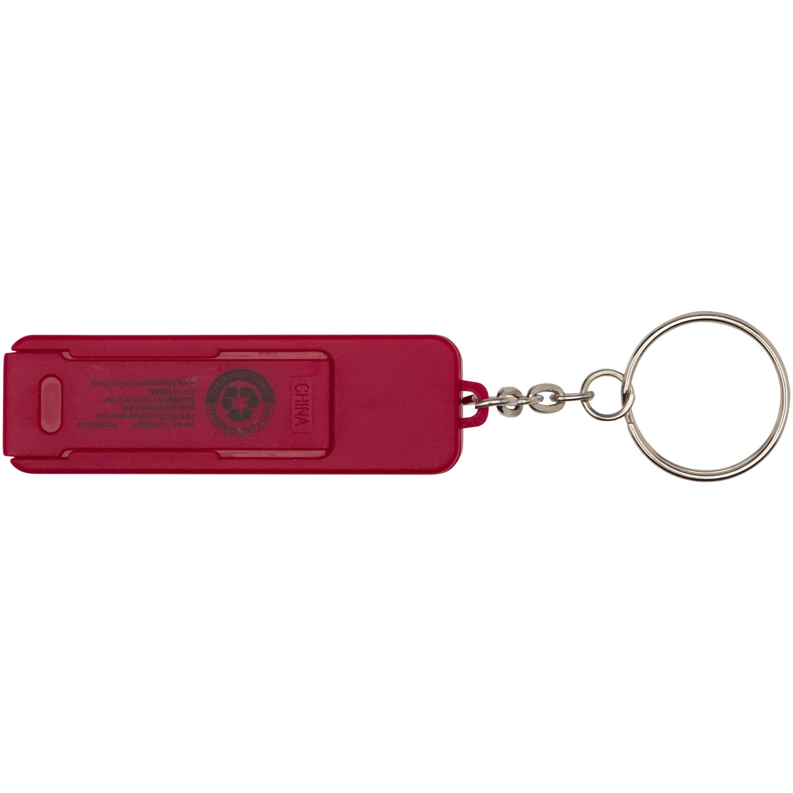 Aggia Smartphonehalterung aus recyceltem Kunststoff mit Fidget-Toy rot