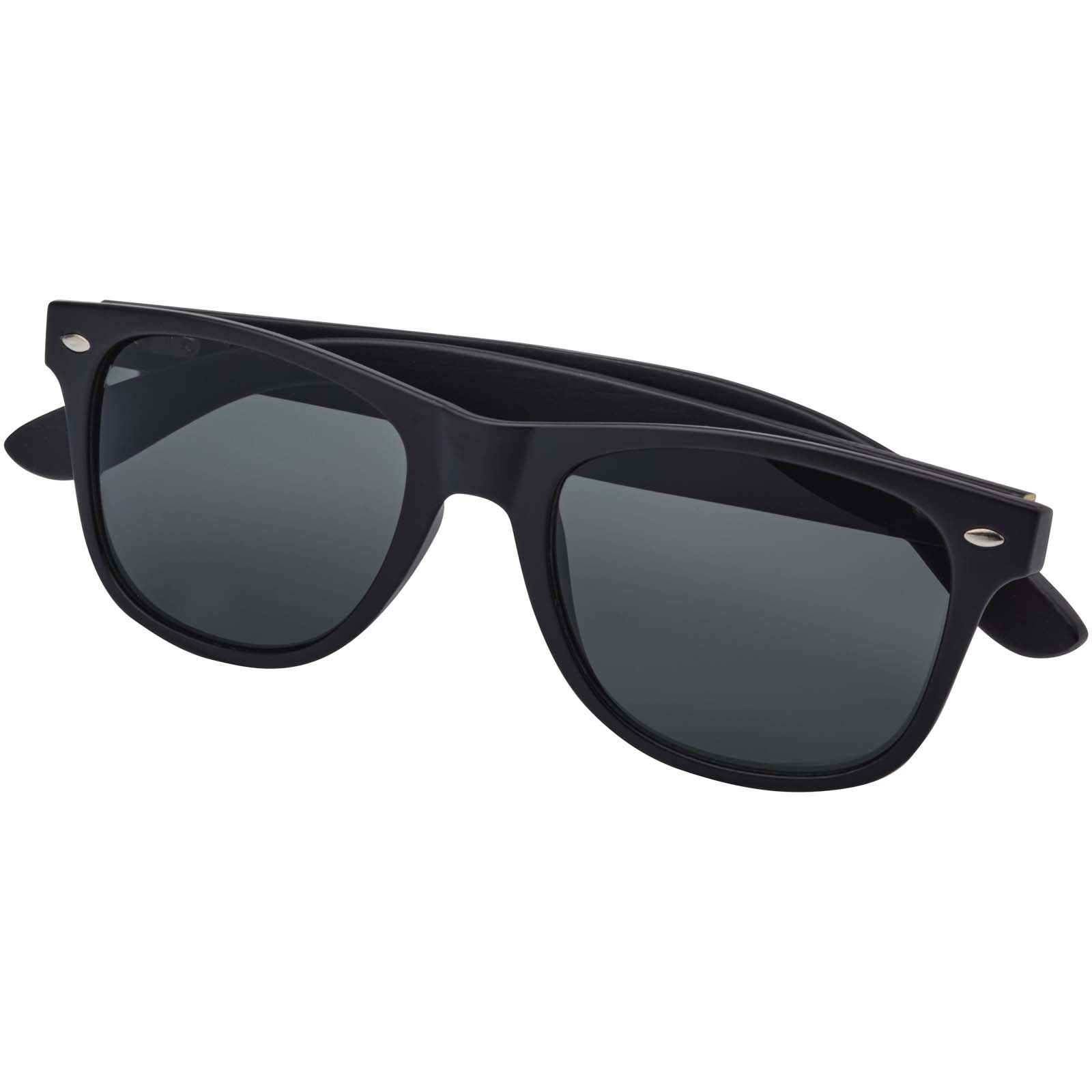 Arlo Bambus Sonnenbrille mit schwarzer Beschichtung schwarz