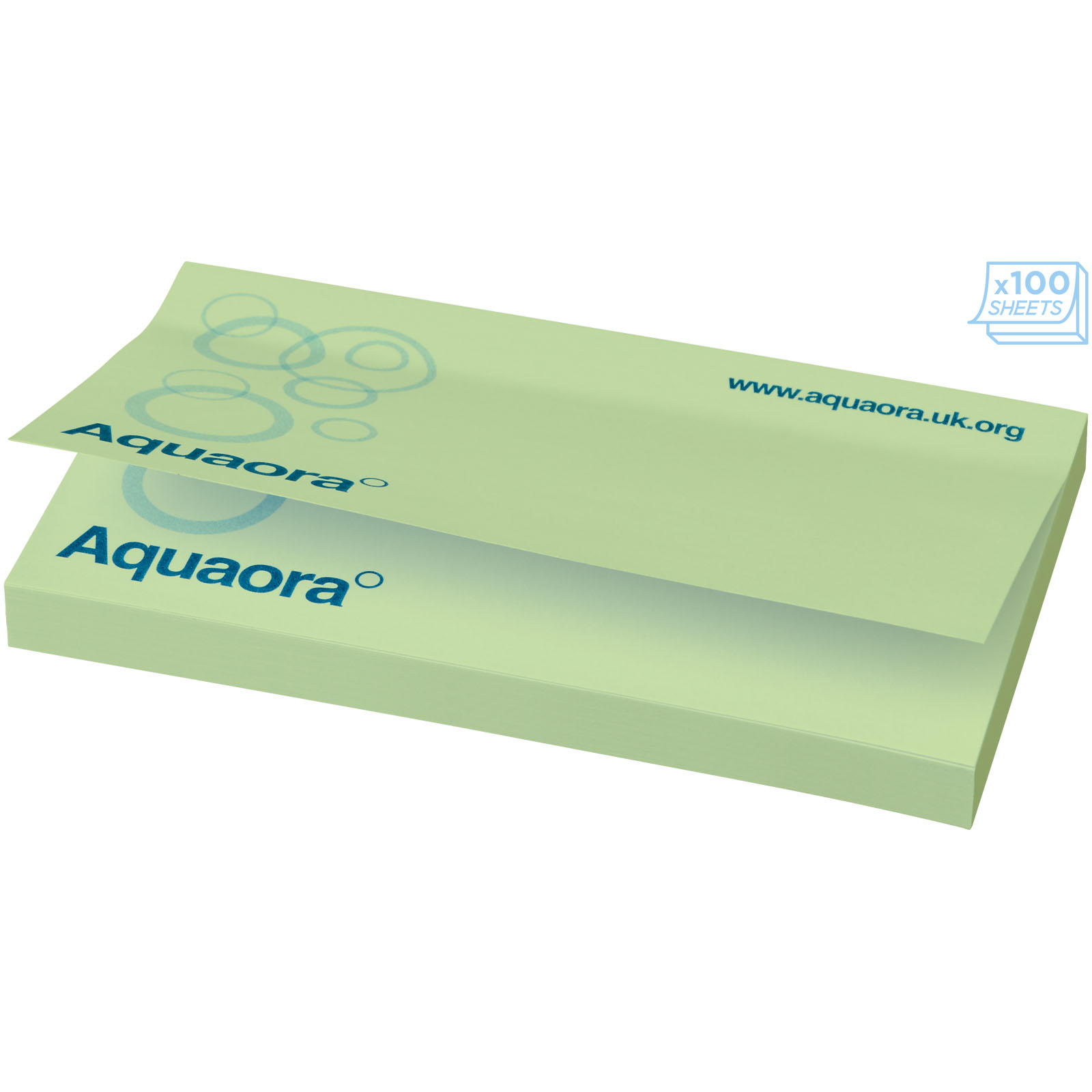 Sticky-Mate® Haftnotizen 127 x 75 mm mintgrün