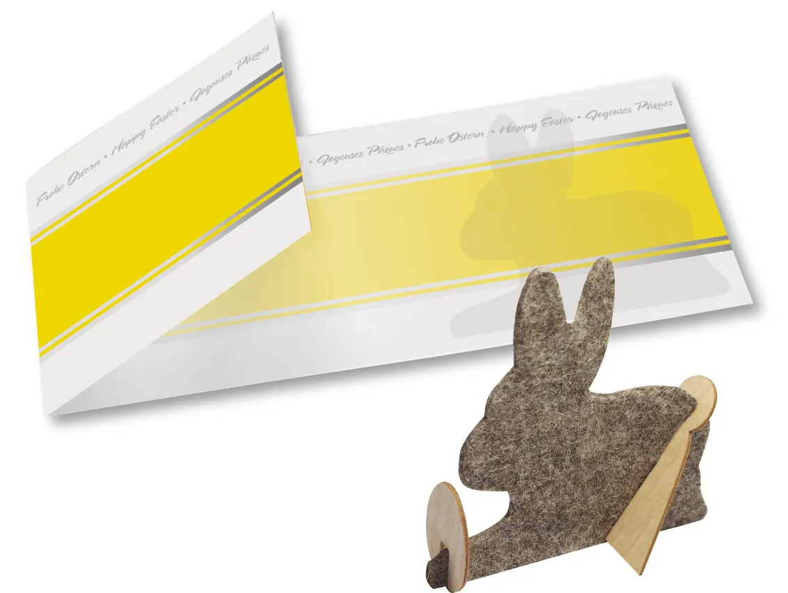 Bastelkarte Hase