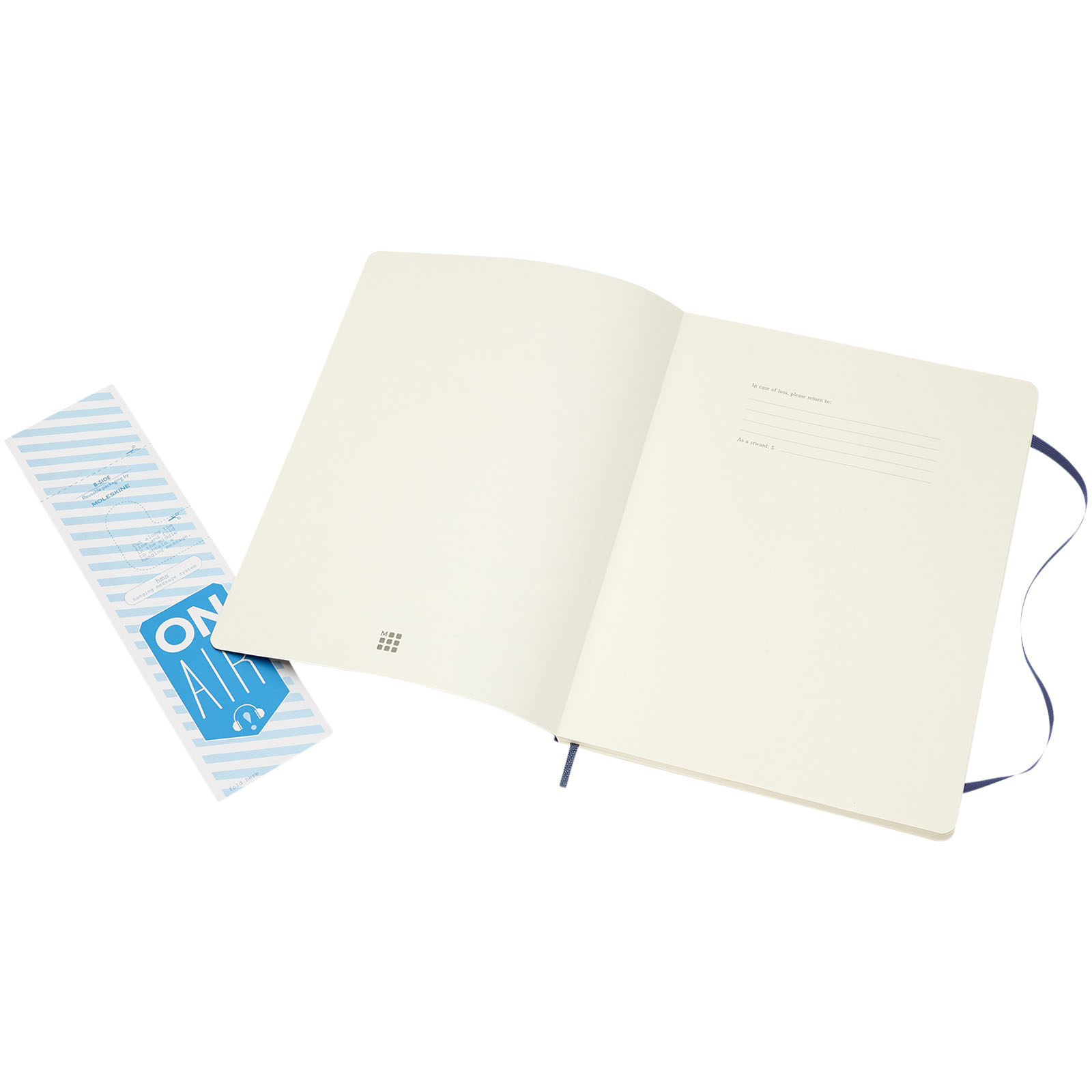 Classic Softcover Notizbuch XL – blanko saphir