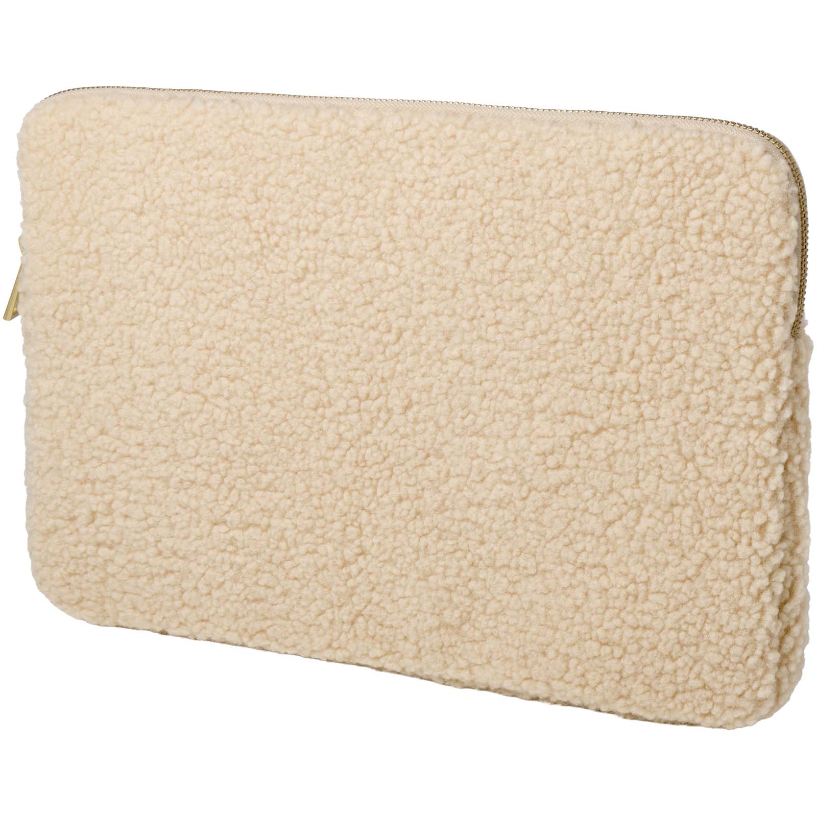 Bear 13" GRS-recycelte Sherpa Laptophülle 2 L natur