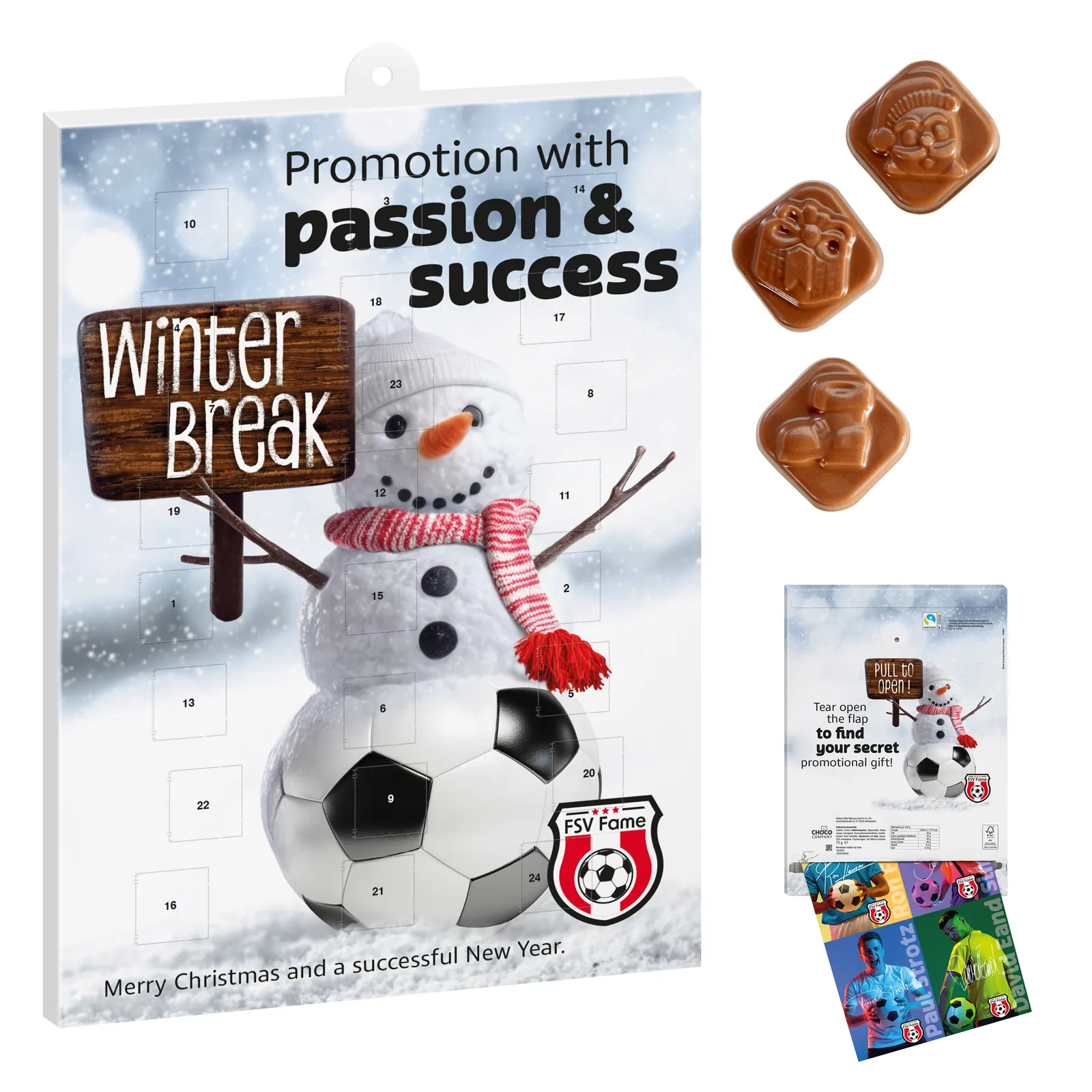 Werbeeinleger Adventskalender INDIVIDUELL