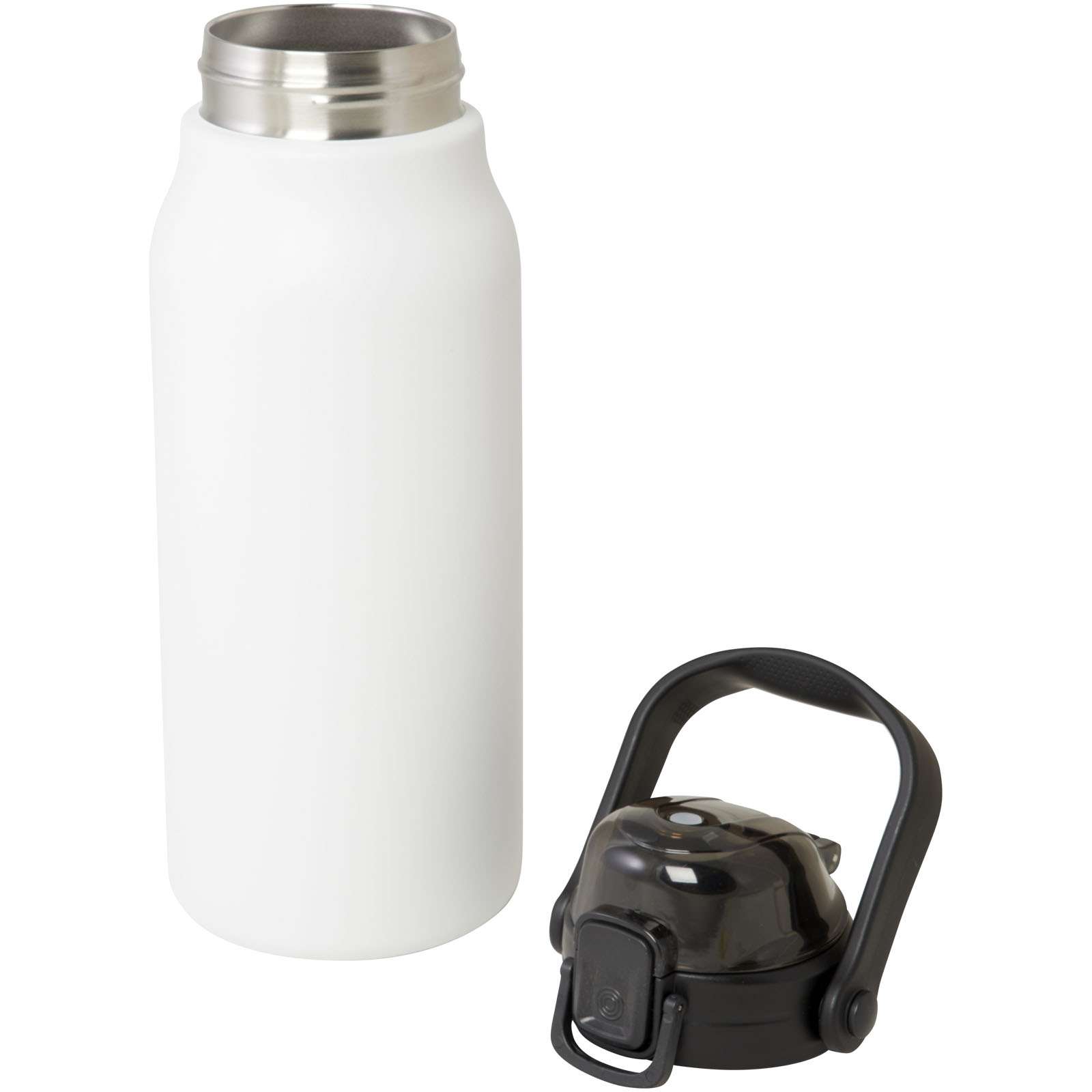 Giganto 1600 ml RCS-zertifizierte Kupfer-Vakuum Isolierflasche aus recyceltem Edelstahl weiss