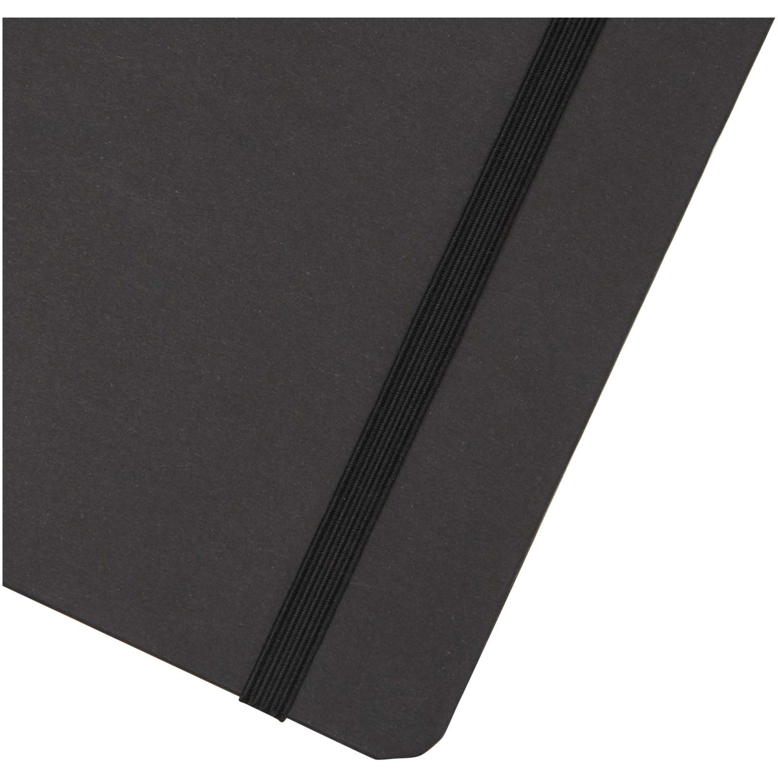 Holm A5 Notizbuch aus Steinpapier, liniert schwarz