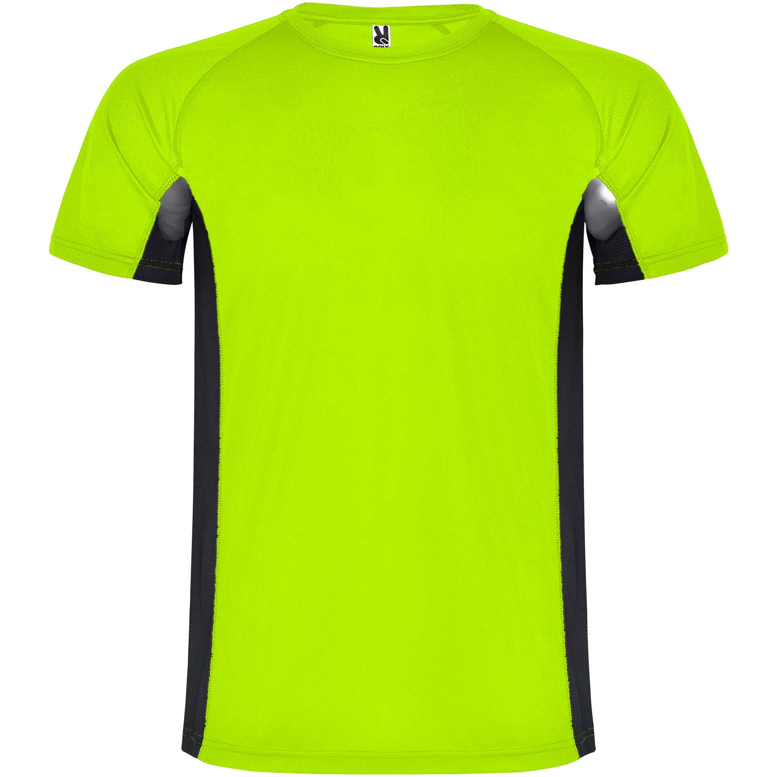 Shanghai Sport T-Shirt für Kinder fluorgrün, schwarz