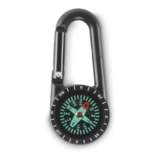 Outdoor-Kompass mit Karabiner