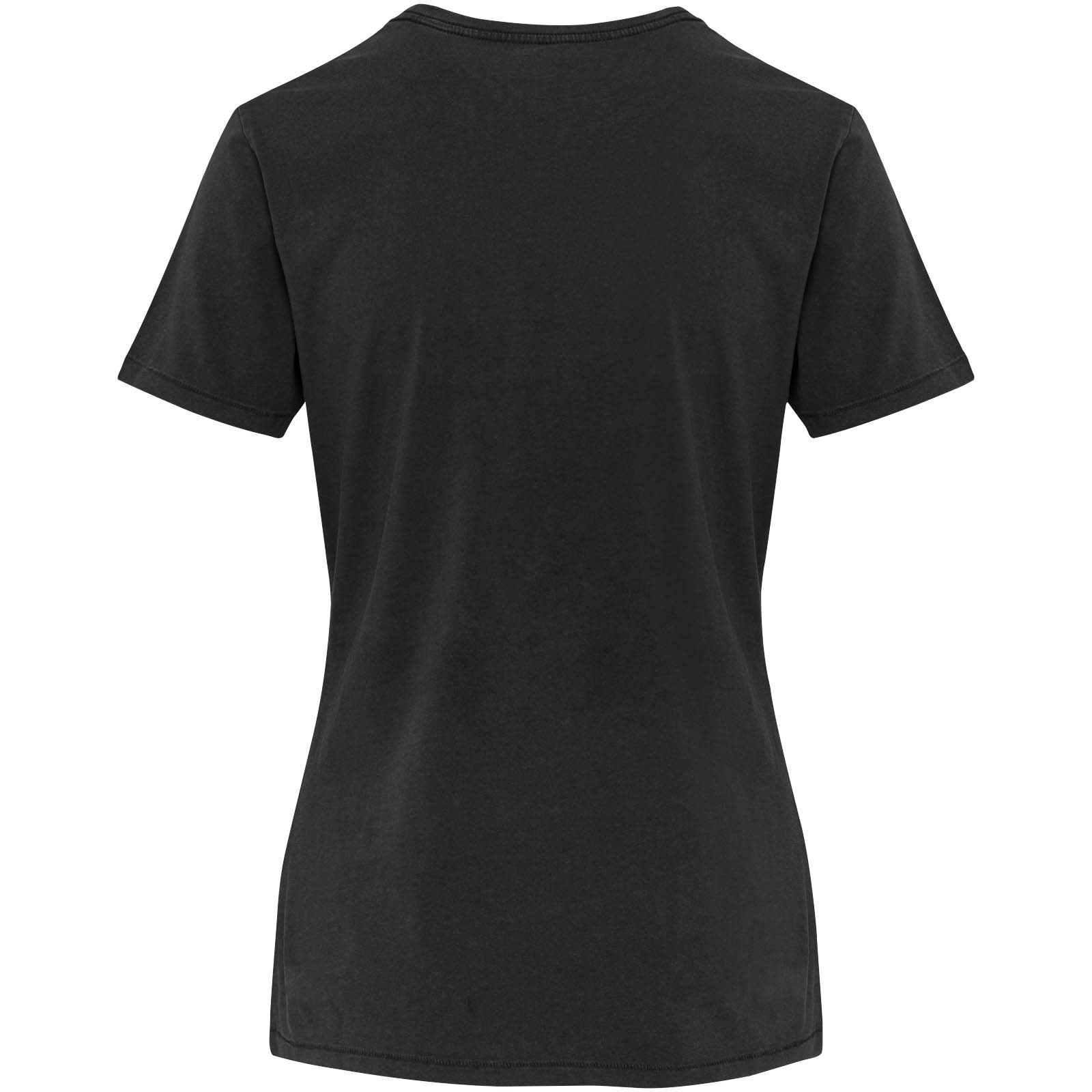 Nanaimo Kurzärmeliges T-Shirt für Damen im Washed Look, 160 g/m2 schwarz