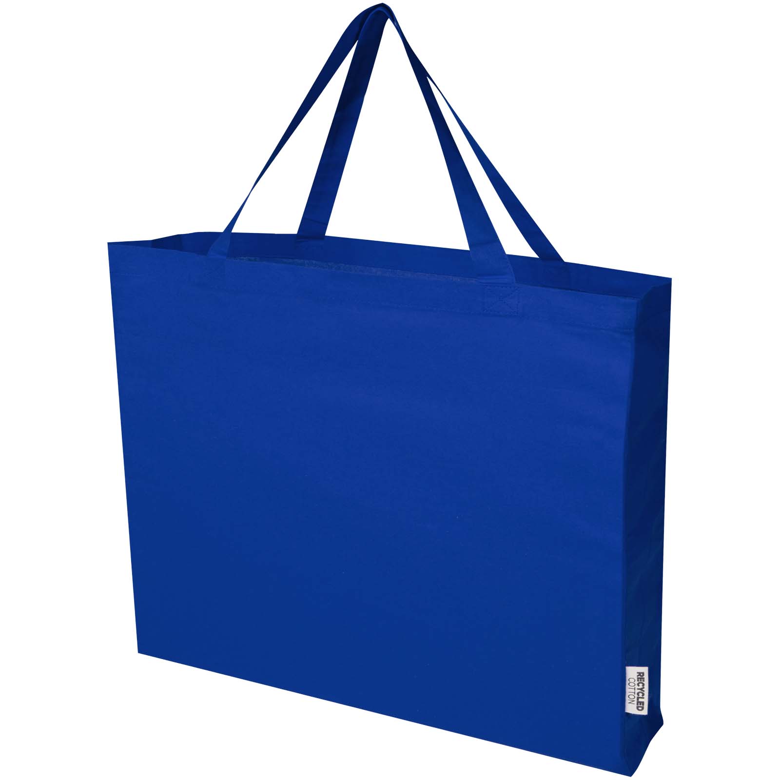 Odessa 220 g/m² Baumwoll Tragetasche aus GRS recycelter Baumwolle 40L royalblau