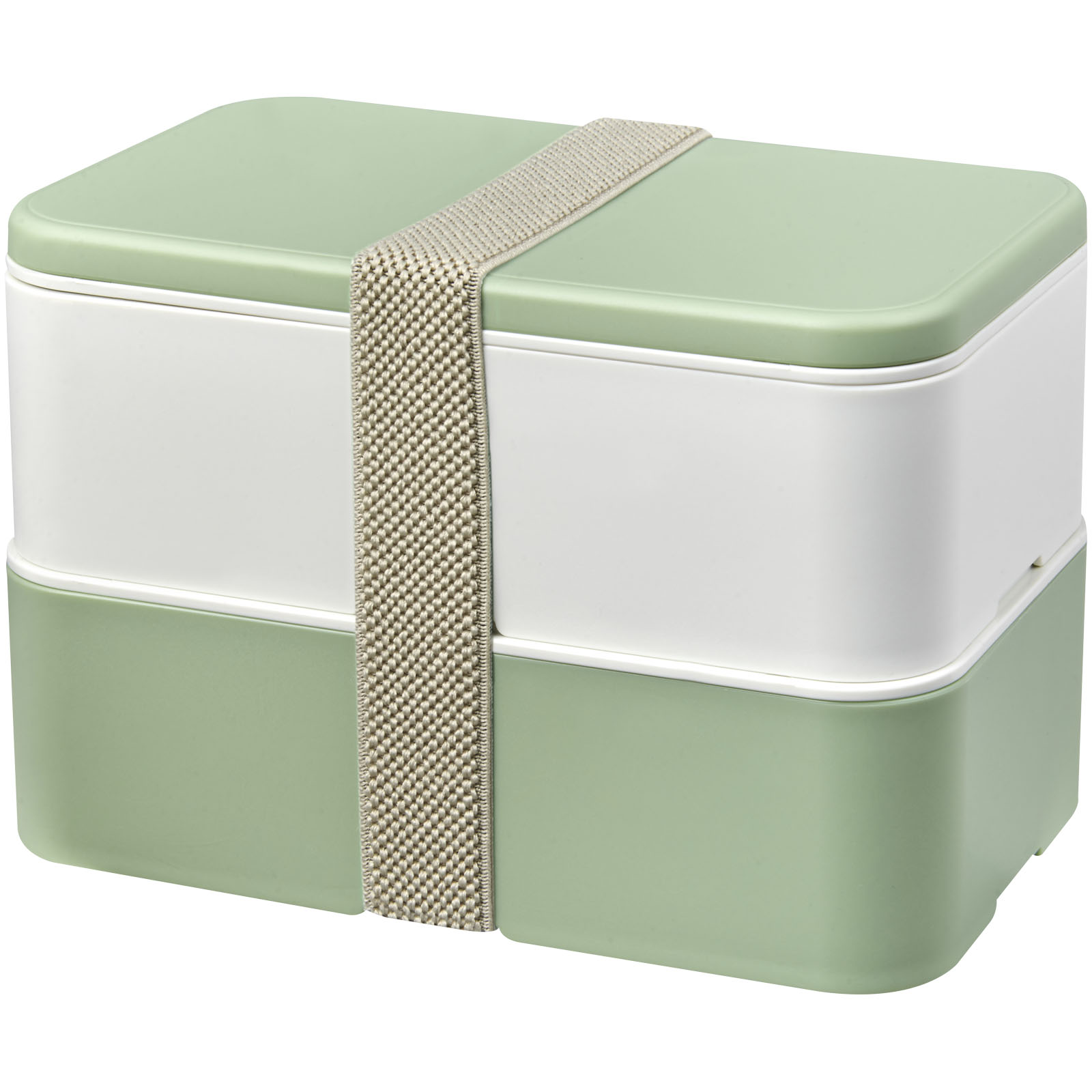 MIYO Renew 700+700 ml Doppel-Lunchbox elfenbeinweiß, seaglass green, kieselgrau