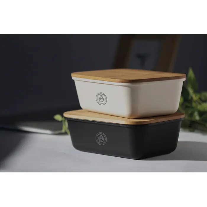 Lunchbox mit Bambusdeckel