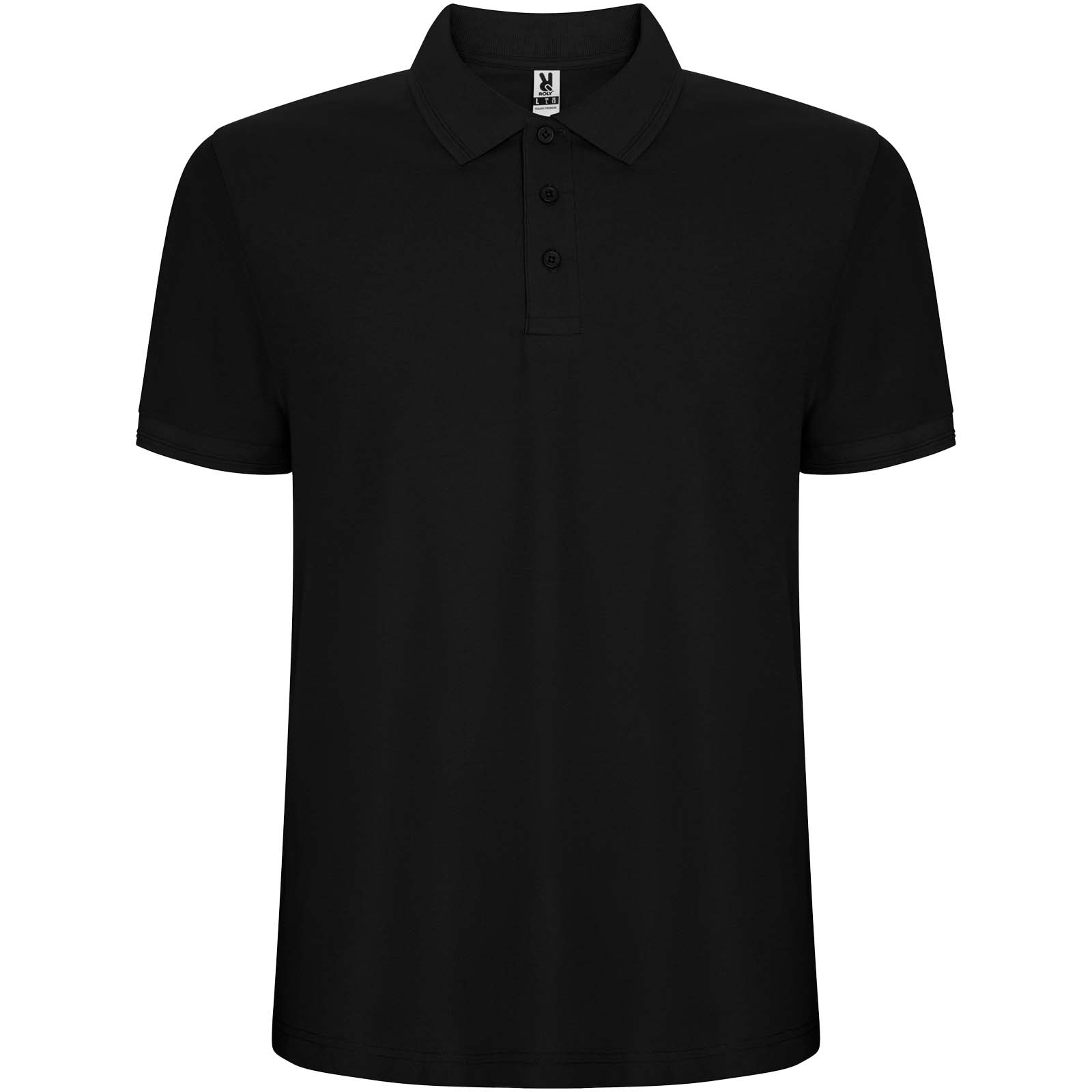 Pegaso 220 g/m² Premium Poloshirt für Herren schwarz