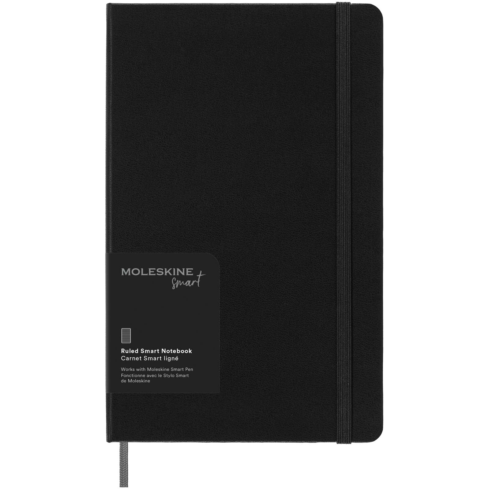 Moleskine Large Smart Notizbuch – liniert schwarz