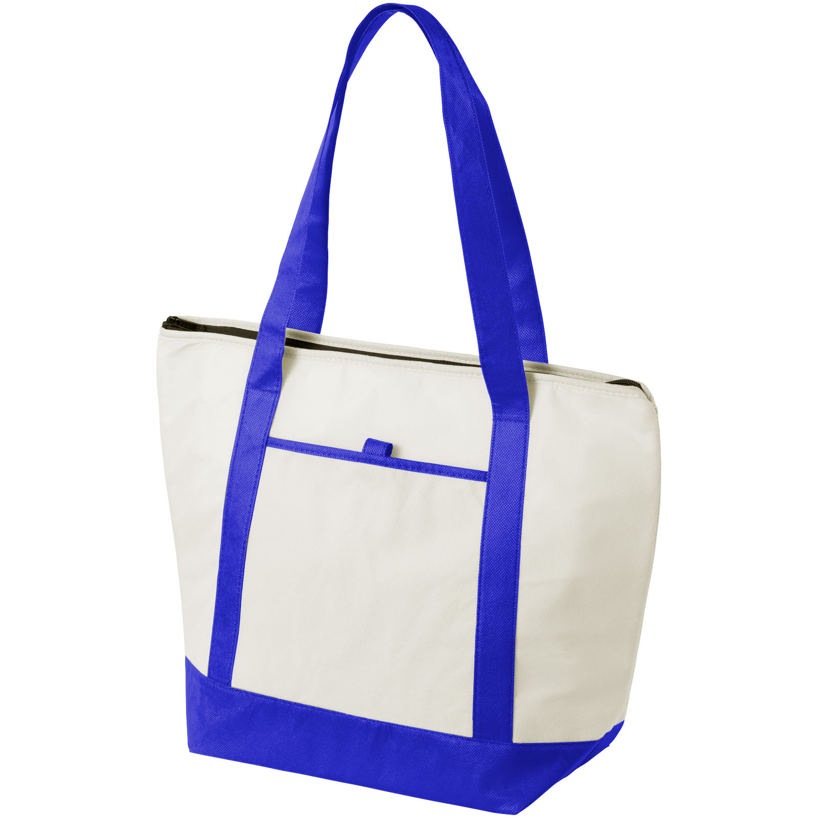 Lighthouse Non Woven Kühltasche 21L natural, royalblau