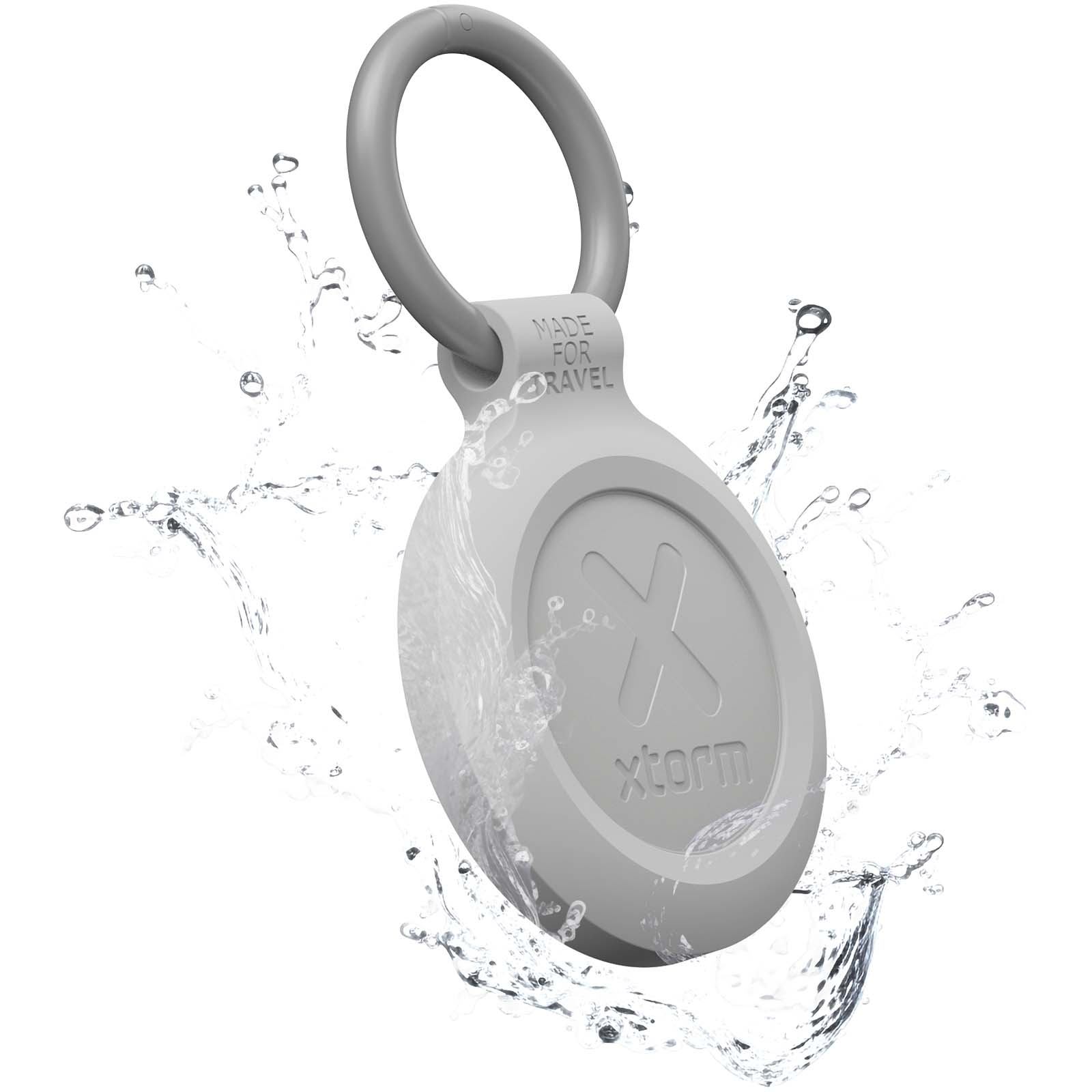 Xtorm XTAG2GA wasserfester Reise-Smart-Tag aschweiß-melange