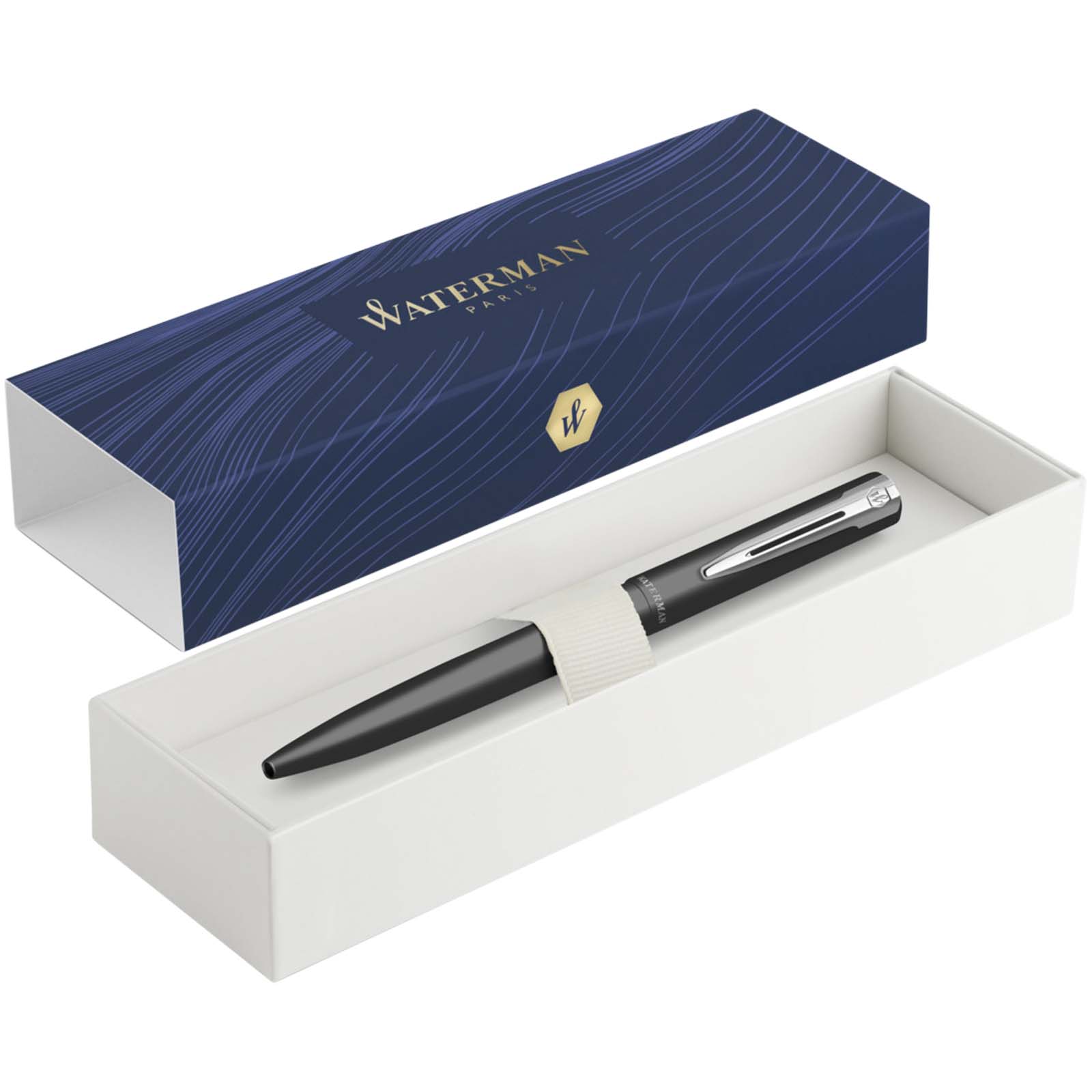 Waterman Allure Kugelschreiber 2,0 (blaue Mine) schwarz