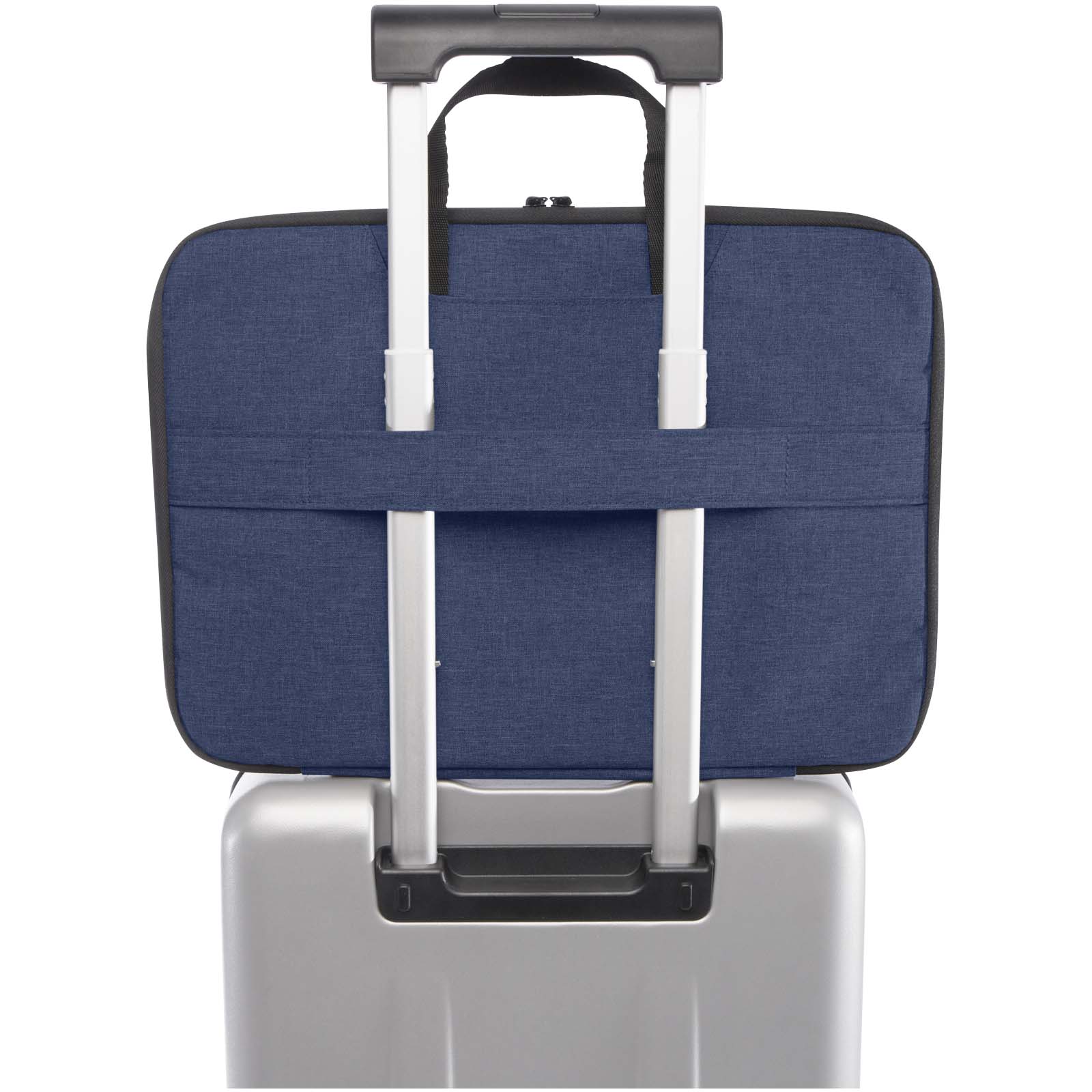 Libra 14” 2-in-1-Laptoptasche aus recyceltem GRS-Material 3 L heather navy
