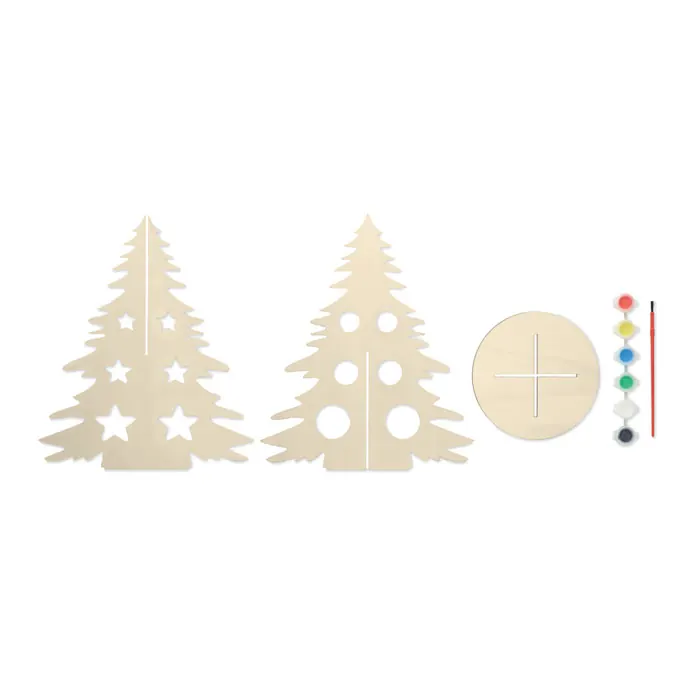 DIY Weihnachtsbaum aus Holz