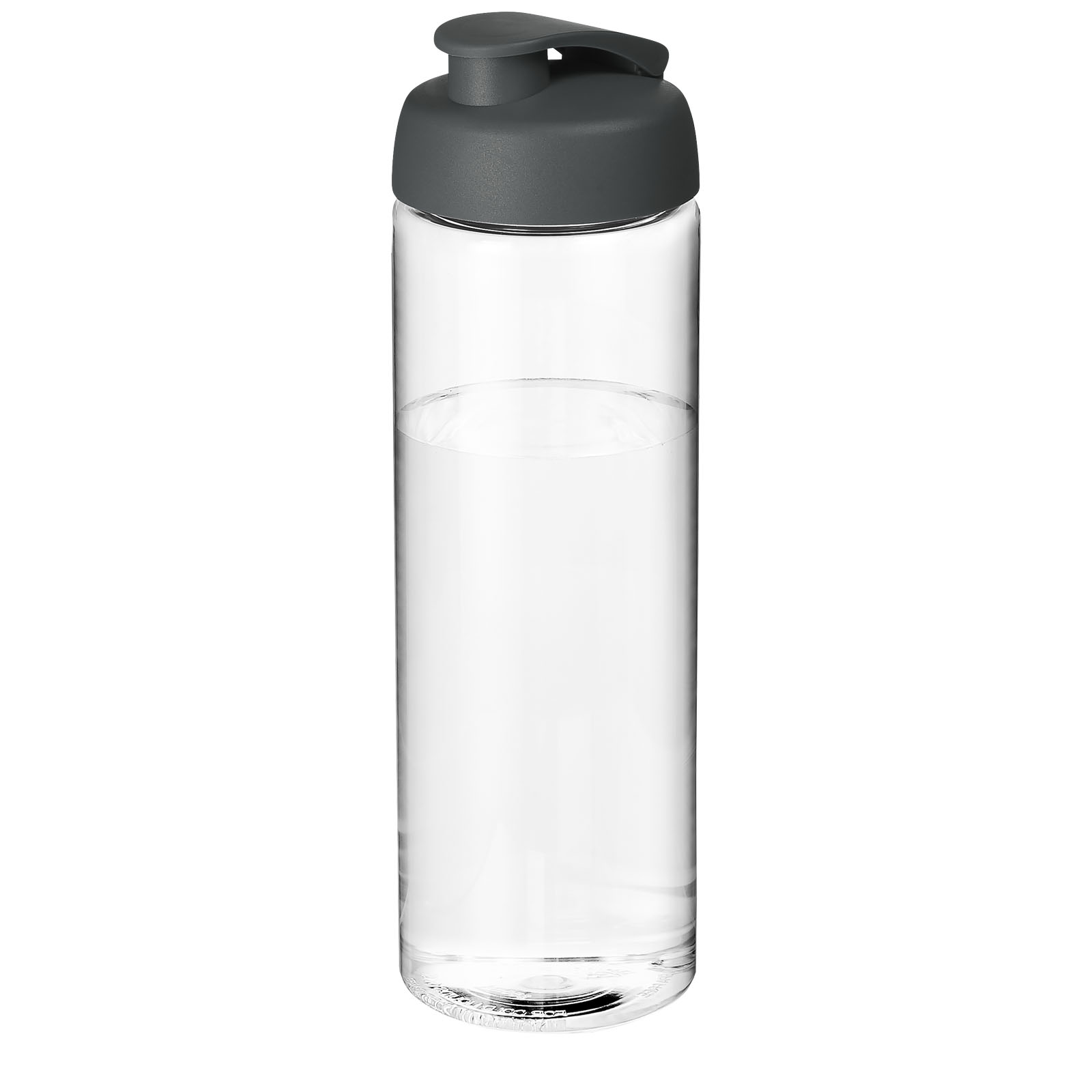 H2O Active® Vibe 850 ml Sportflasche mit Klappdeckel transparent, grau