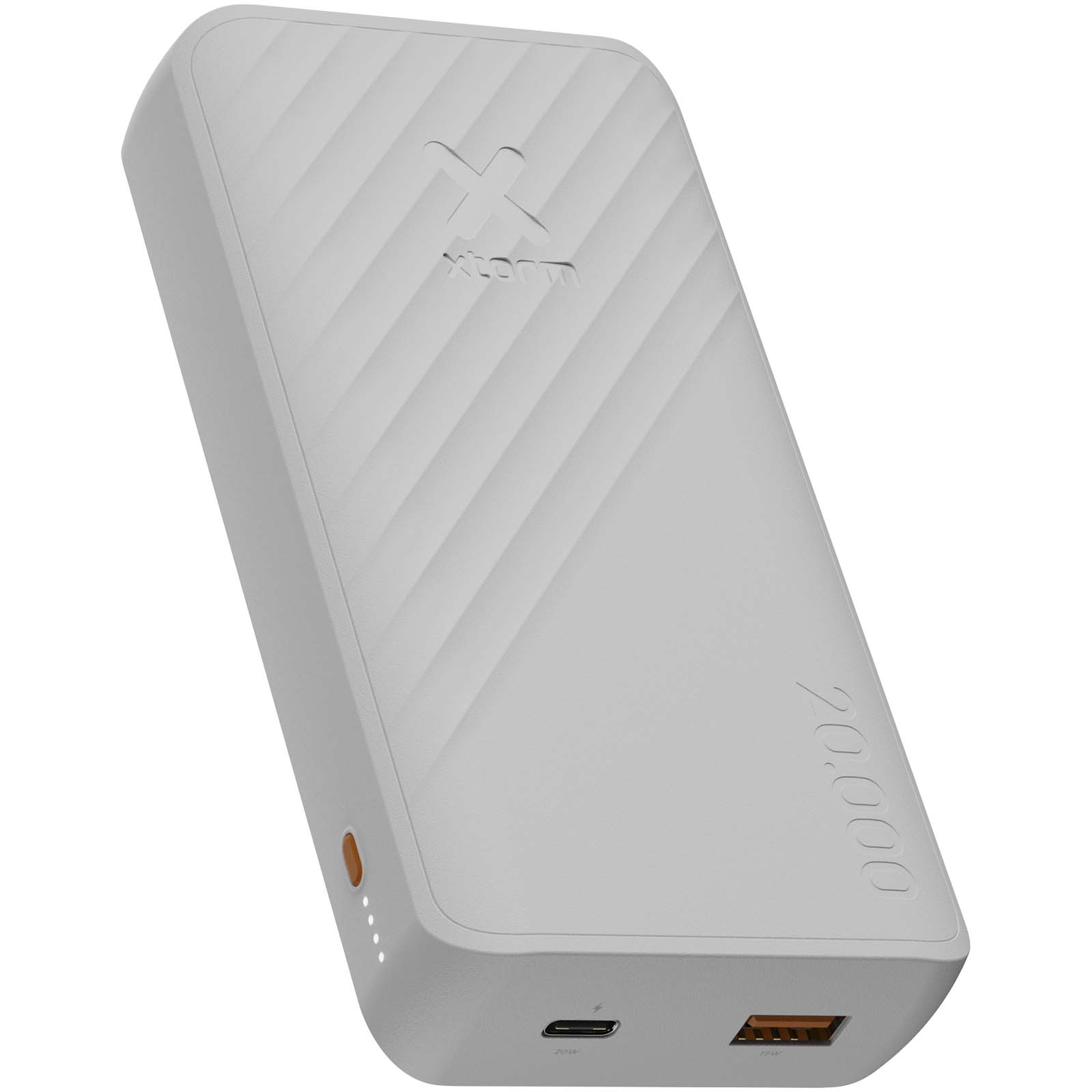 Xtorm Go2 20 W, 20.000 mAh Powerbank mit Schnellladefunktion weiss