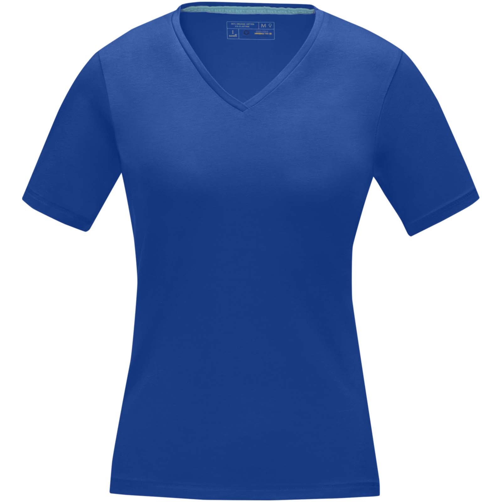 Kawartha T-Shirt für Damen mit V-Ausschnitt blau