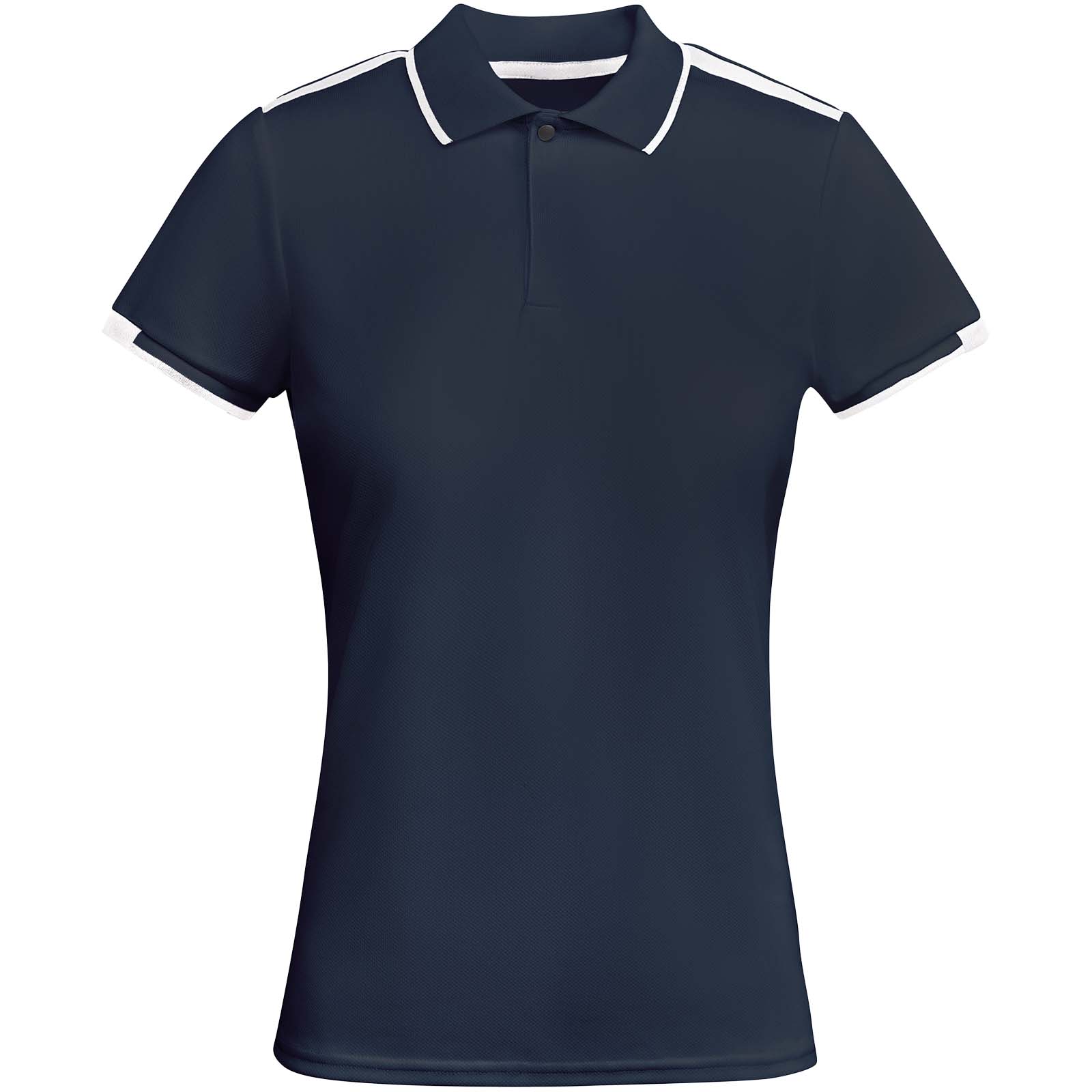 Tamil 150 g/m² Sport Poloshirt für Damen marineblau, weiss