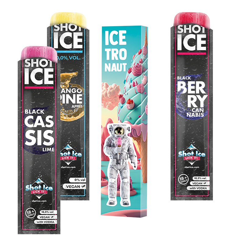 Long Box, Shot Ice - Blue Raspberry 10,5% vol.