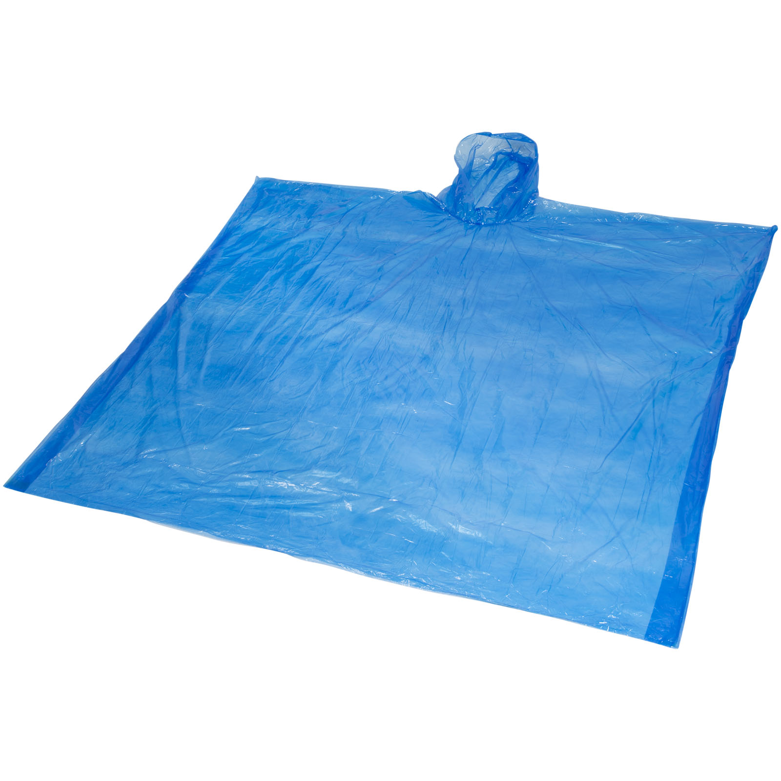 Ziva Einweg Regenponcho mit Hülle royalblau