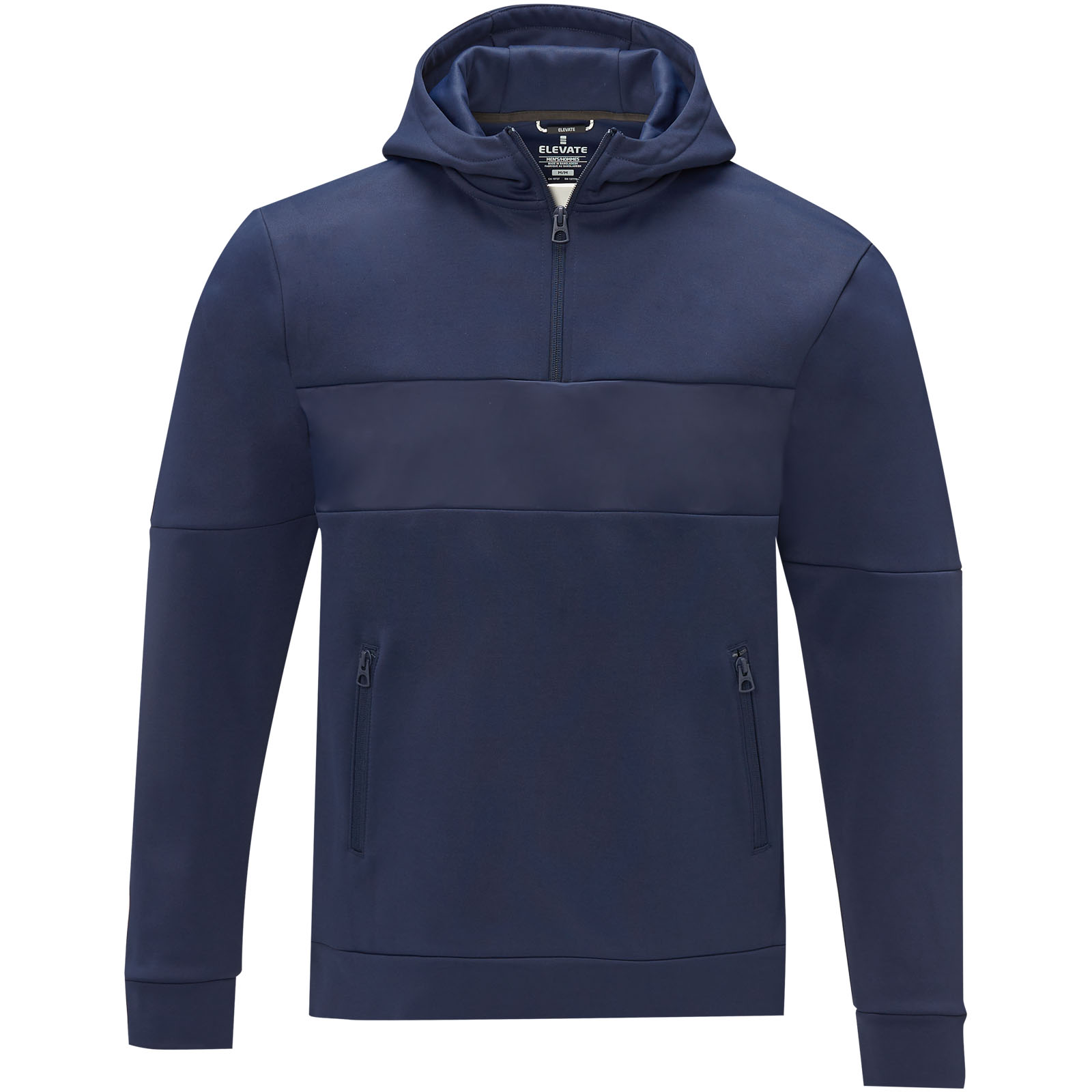 Sayan Kapuzenpullover mit halbem Reißverschluss für Herren navy