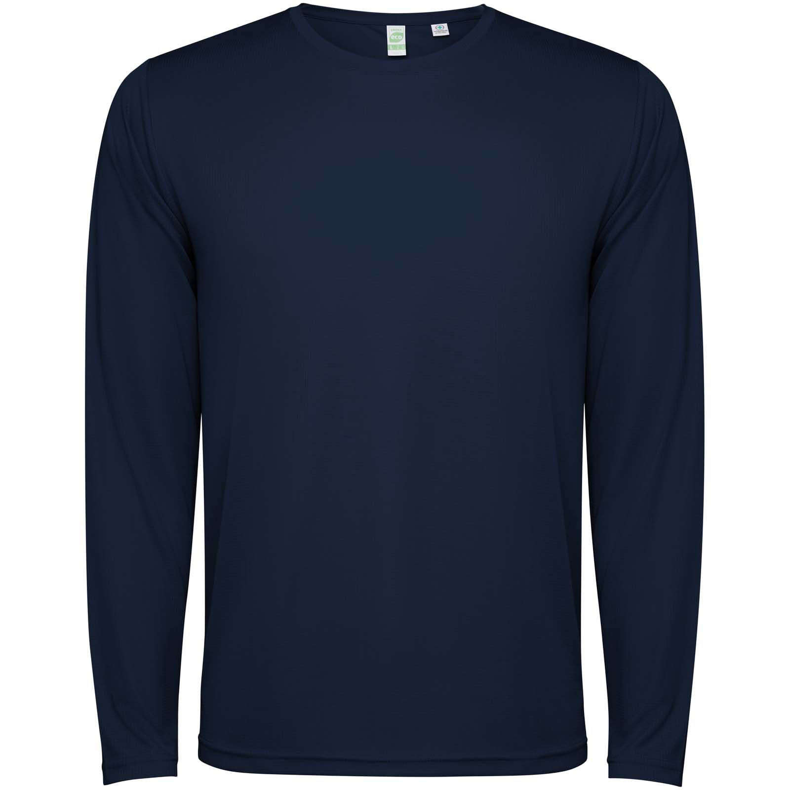 Estoril 125 g/m² Langarm-Shirt für Kinder marineblau