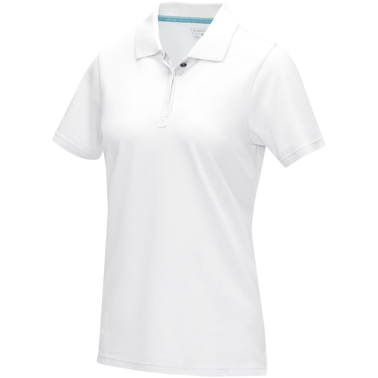 Graphite Poloshirt aus Bio-Baumwolle für Damen weiss